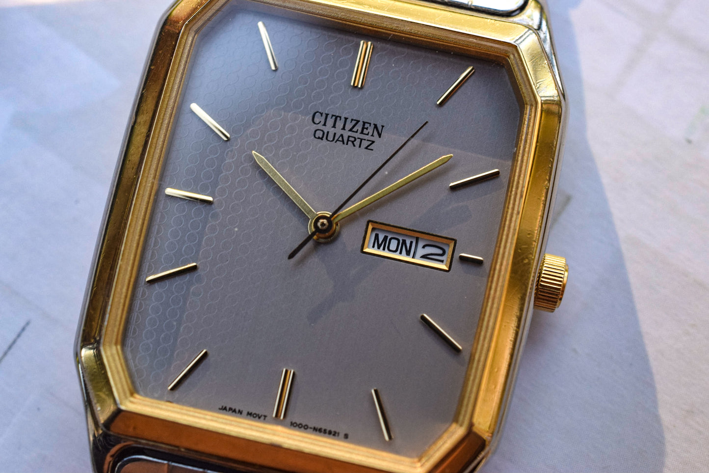 Vintage Citizen Two Toned Octagon