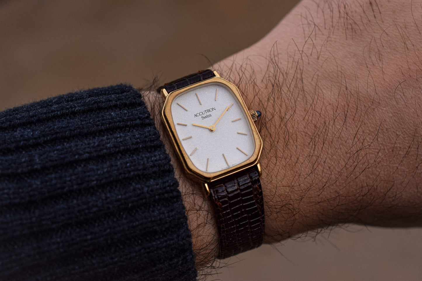 1981 Accutron Quartz Octagonal Case