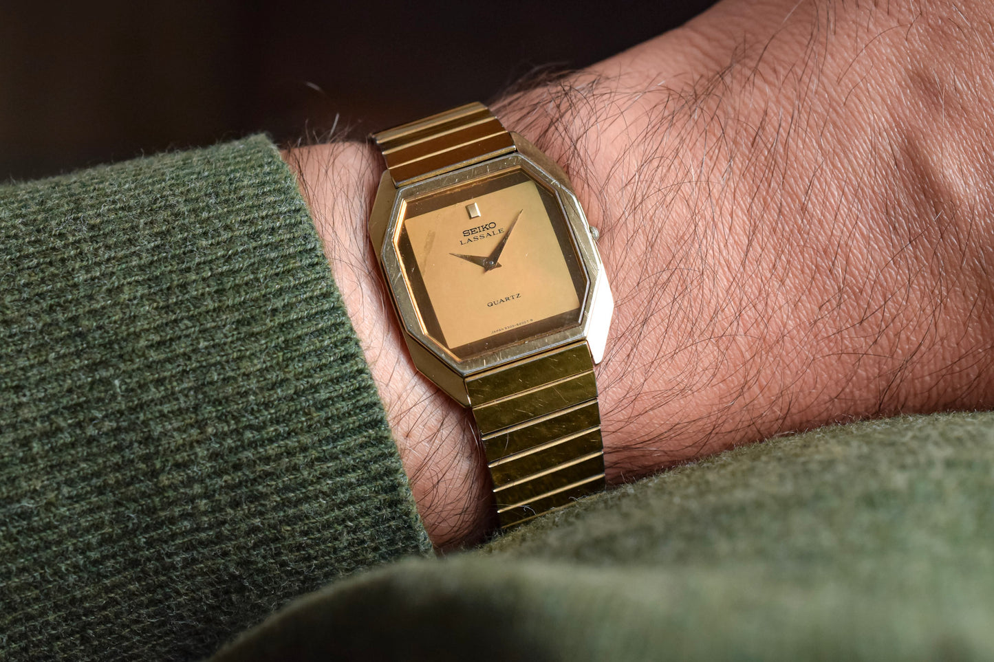 1981 Seiko Lassale Champagne Octo