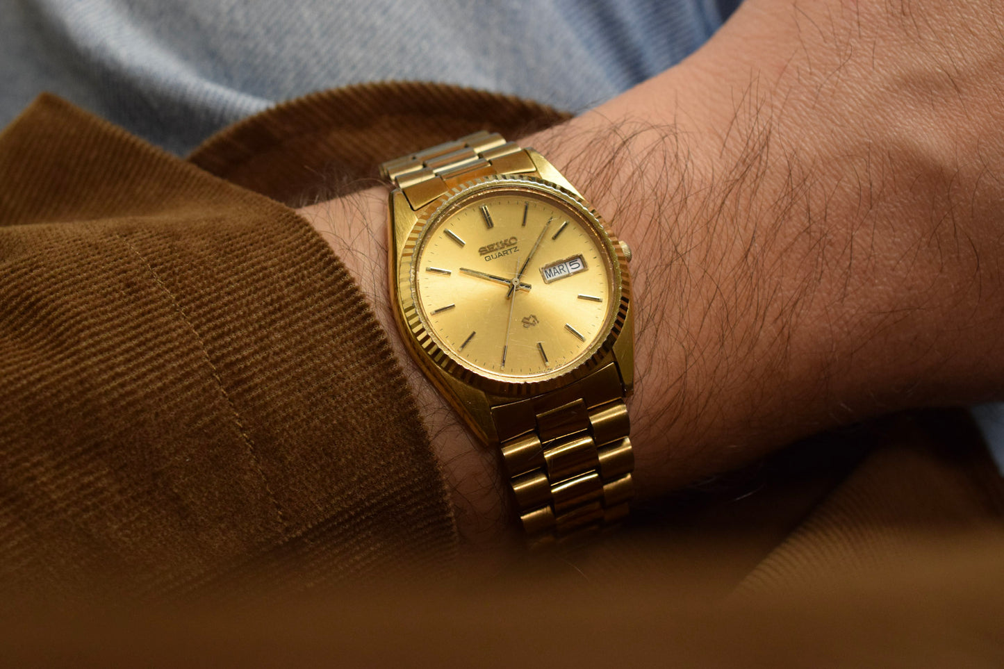 1990 Seiko Golden Day-Date "President"