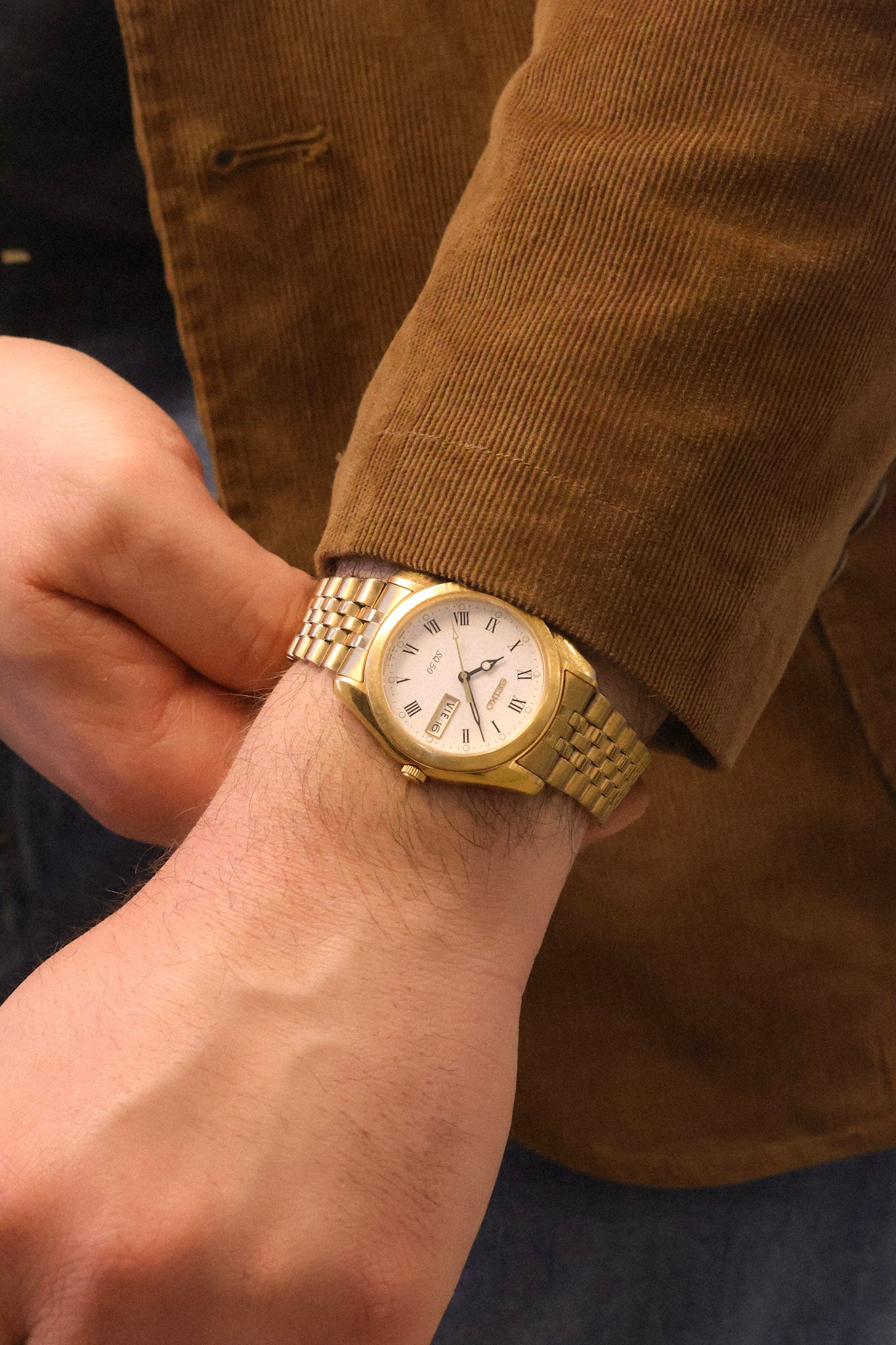 1995 Seiko Golden Buckley Dial Jubilee Prez