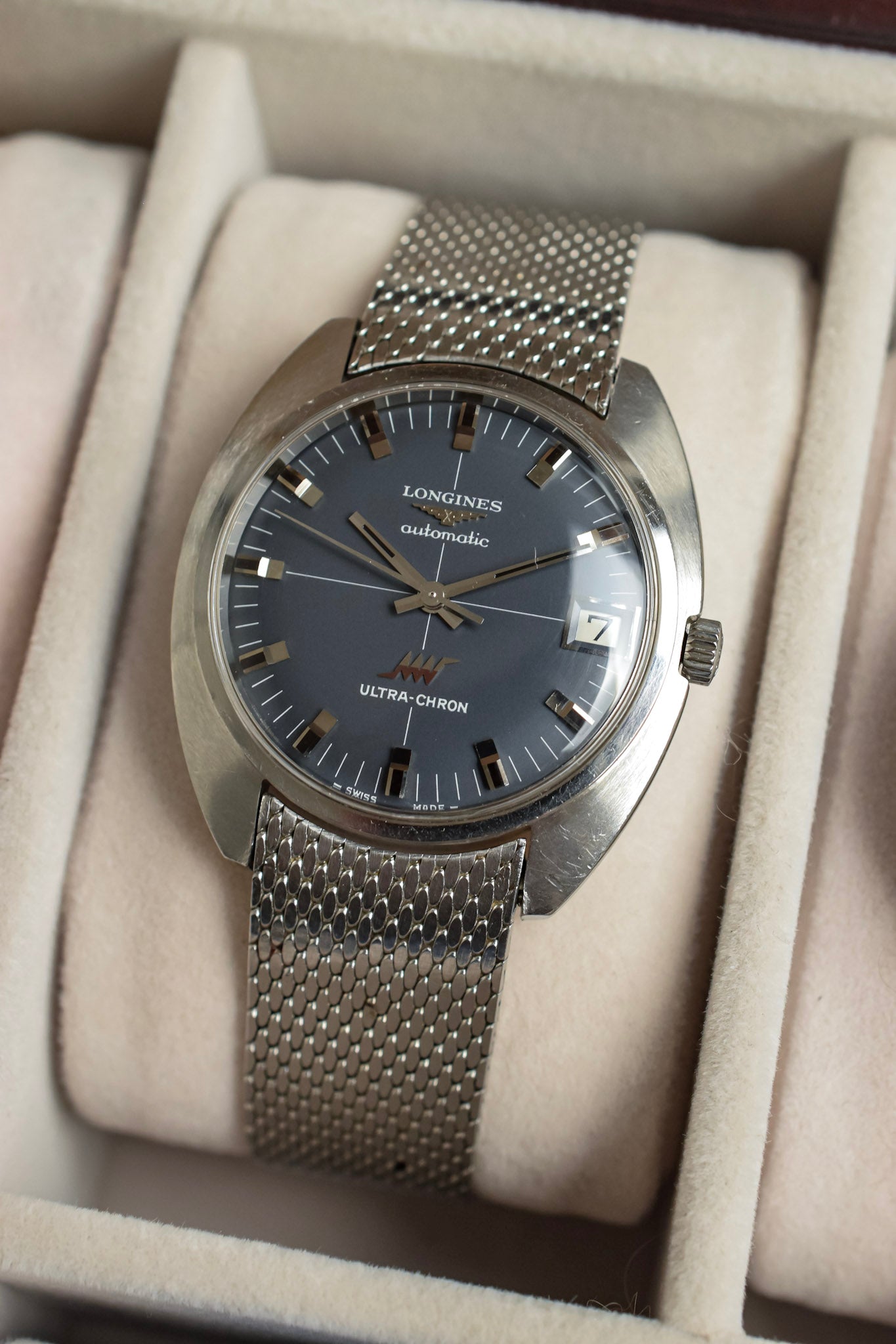 1975 Longines Automatic Ultra-Chron Crosshair Calendar