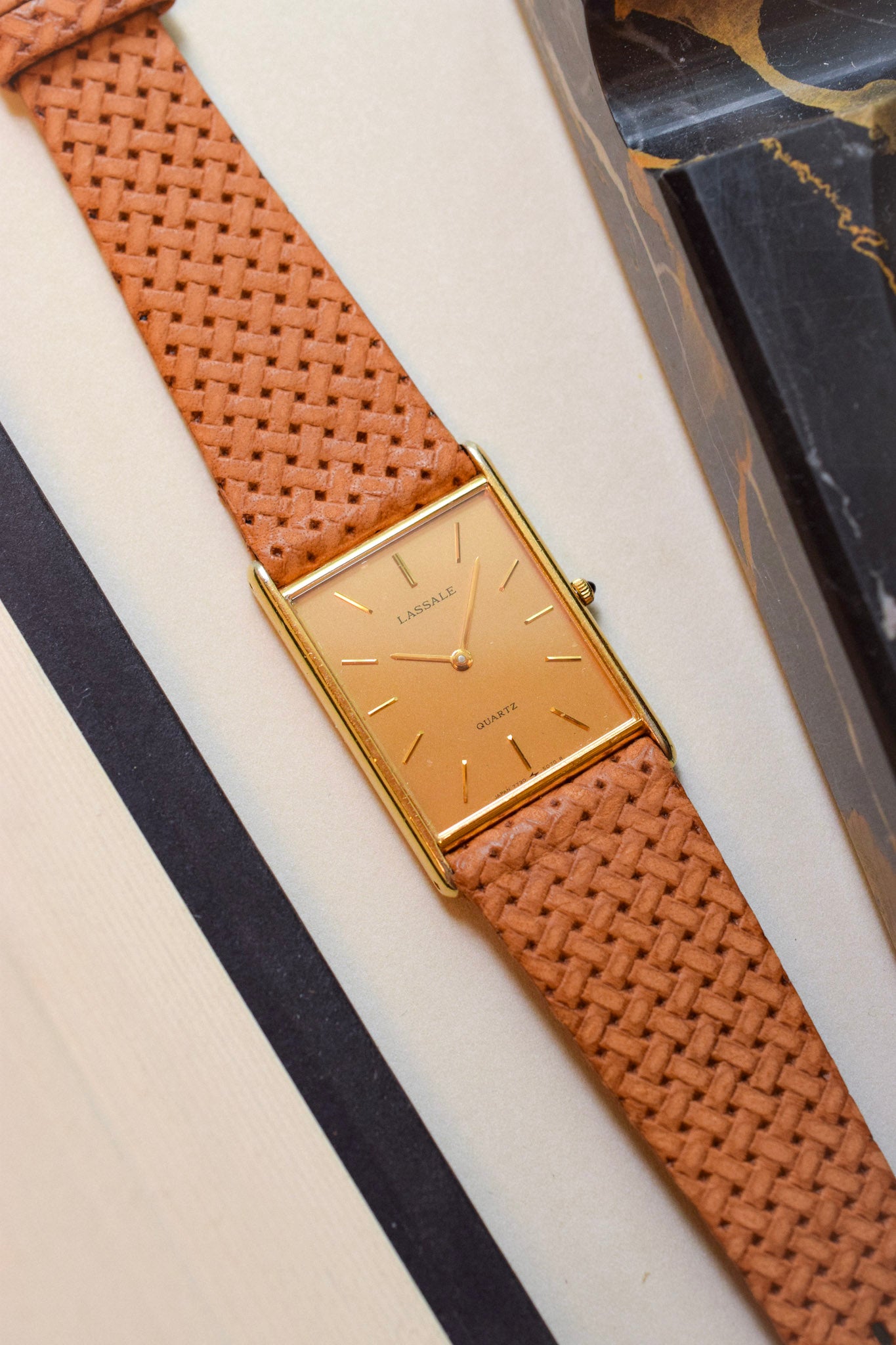 1982 Seiko Lassale Golden Tank