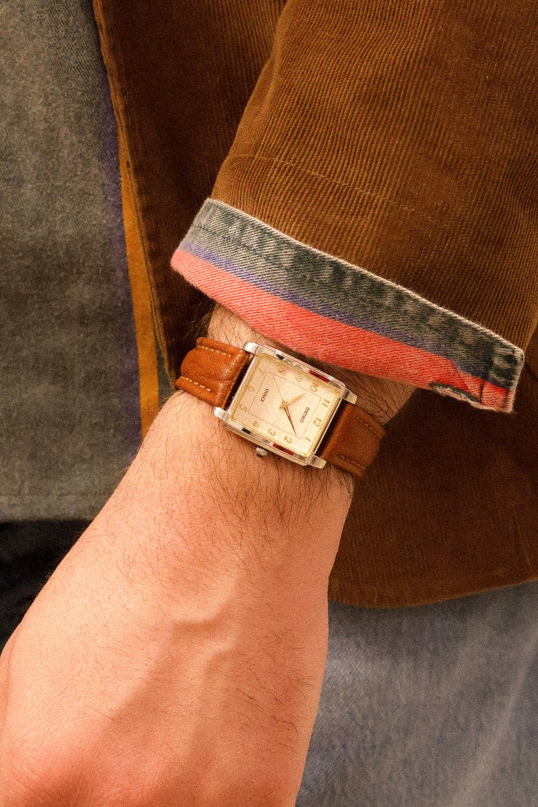 1987 Seiko Dolce Stepped Case Tank