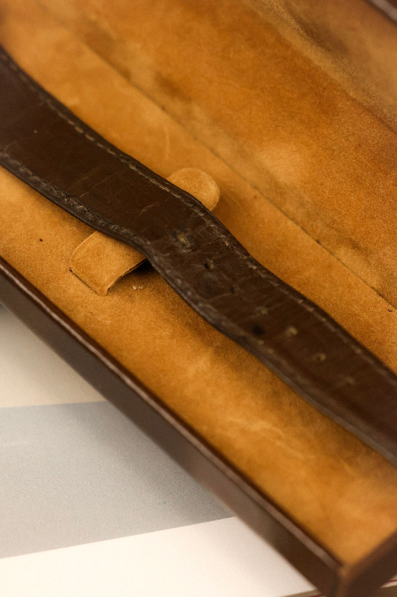 70s Longines Mechanical Linen Tonneau - In Box