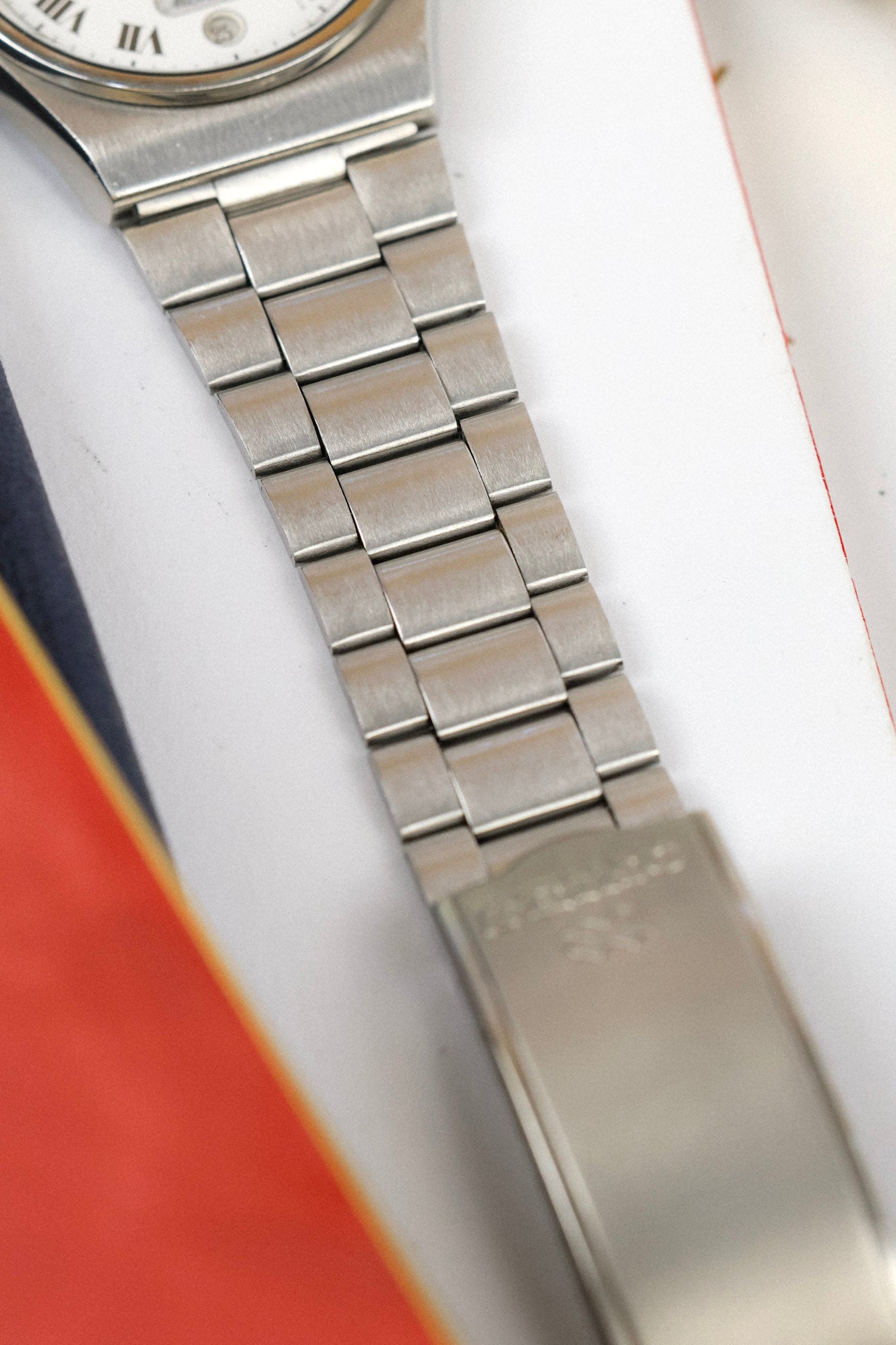 1990 Seiko SQ Steel Roman Script Day-Date