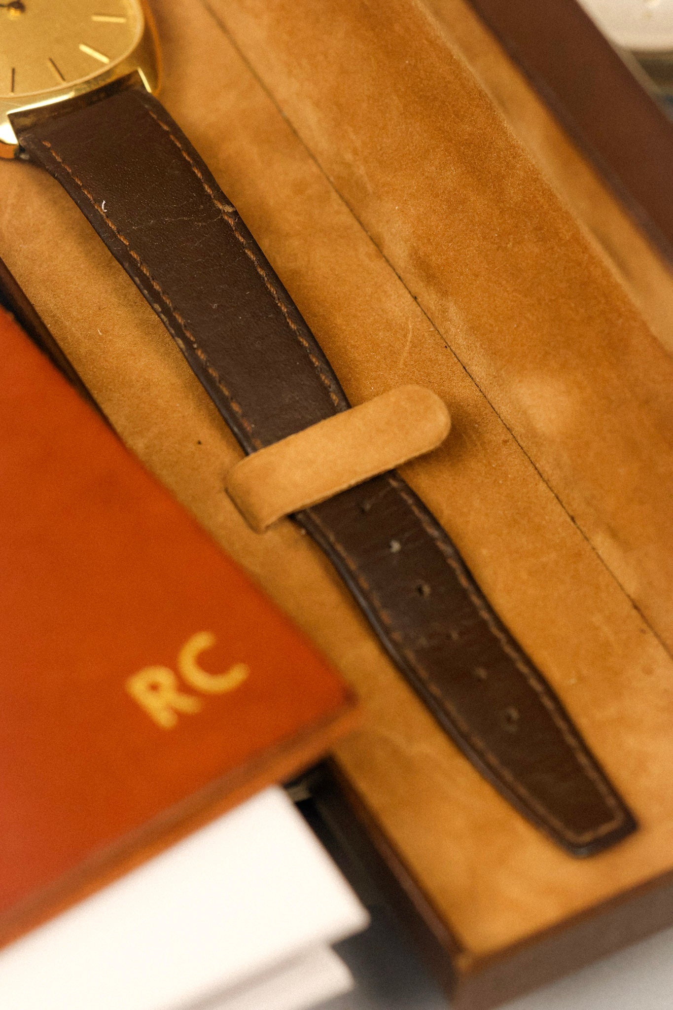 70s Longines Mechanical Linen Tonneau - In Box