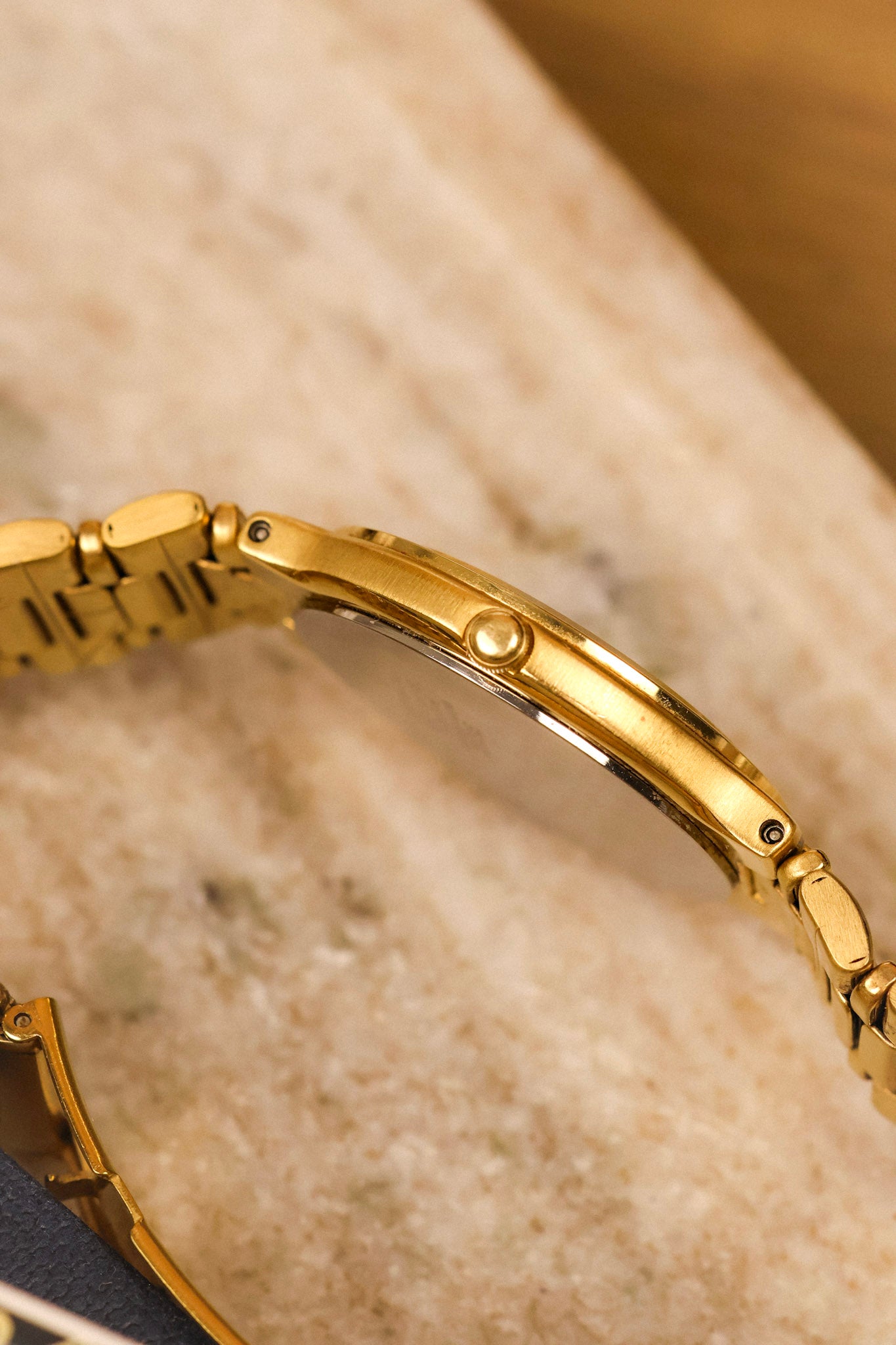 2002 Seiko Golden Signed Bezel Roman Sector