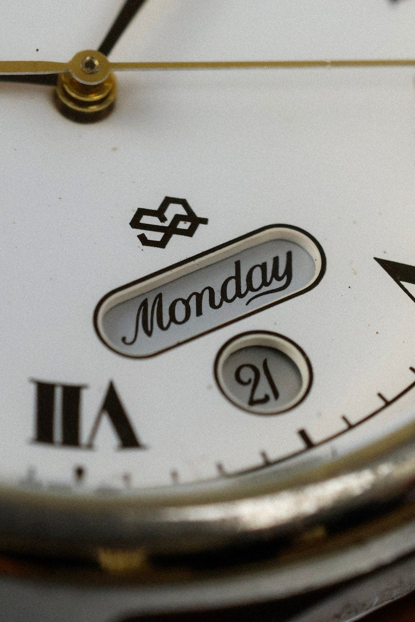 1988 Seiko SQ Two Toned Roman Script Day-Date (English Days of the Week)