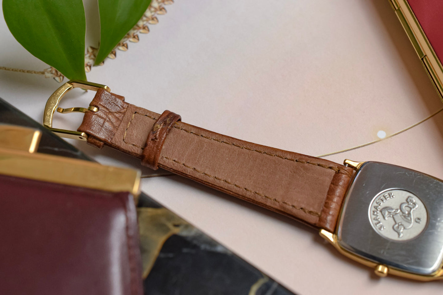 1980s Omega Seamaster Monaco - Brown Strap
