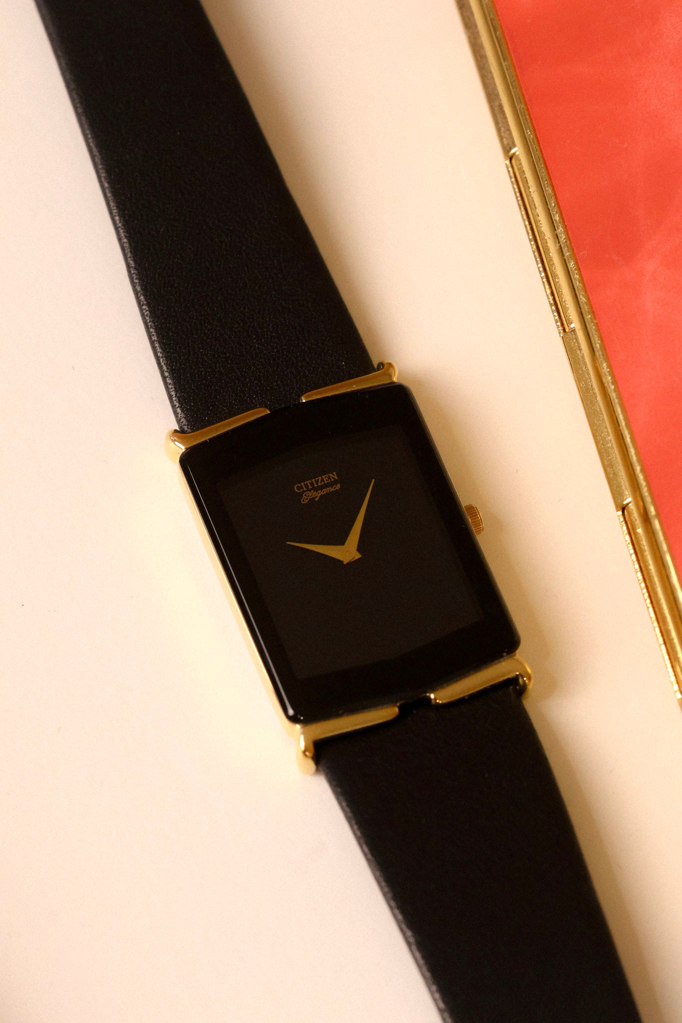 1996 Citizen Elegance Fancy Lugs Tank – Oldtimer Watch Shop