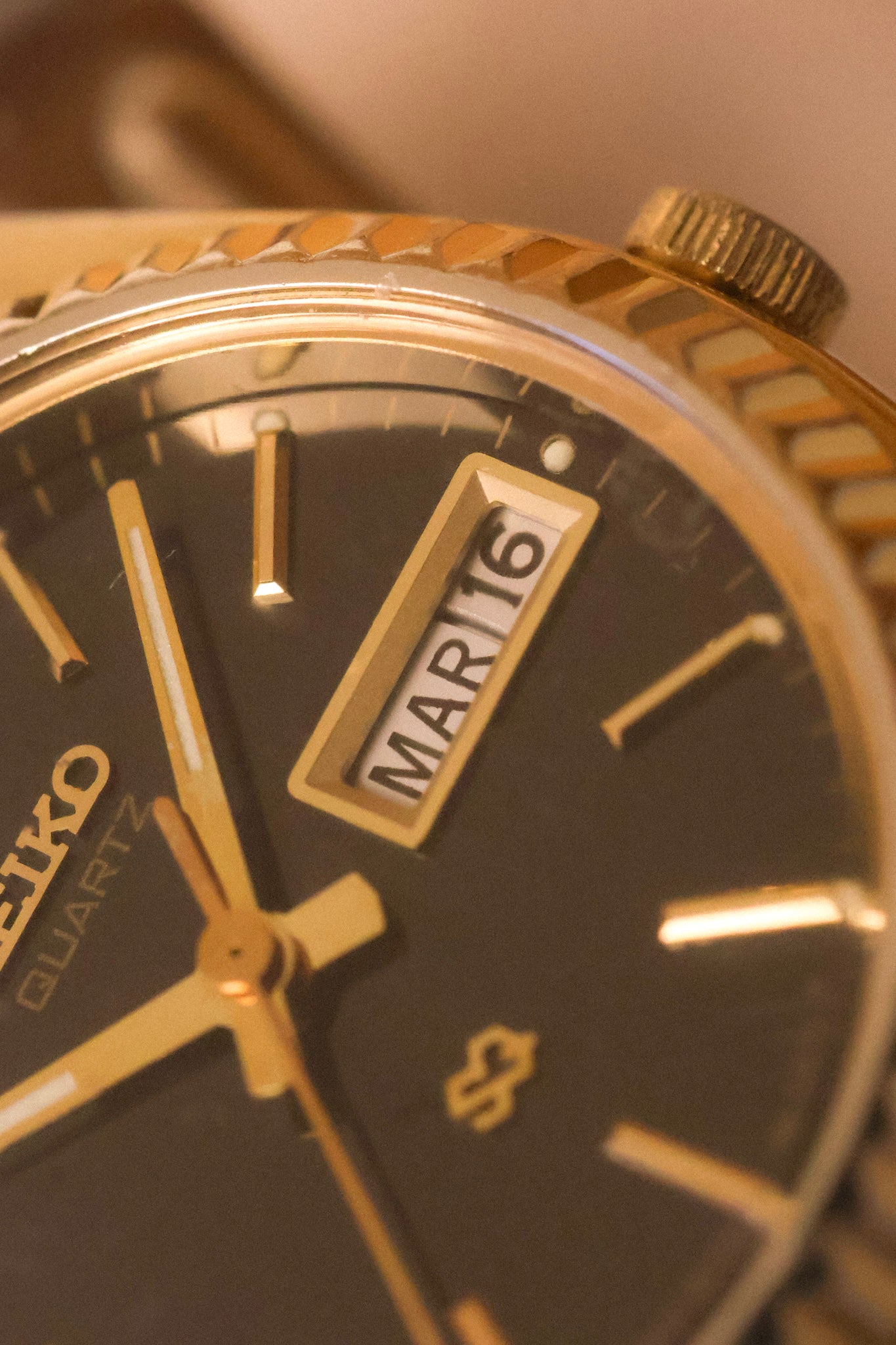 1987 Seiko Mini Black Dial Jubilee Prez