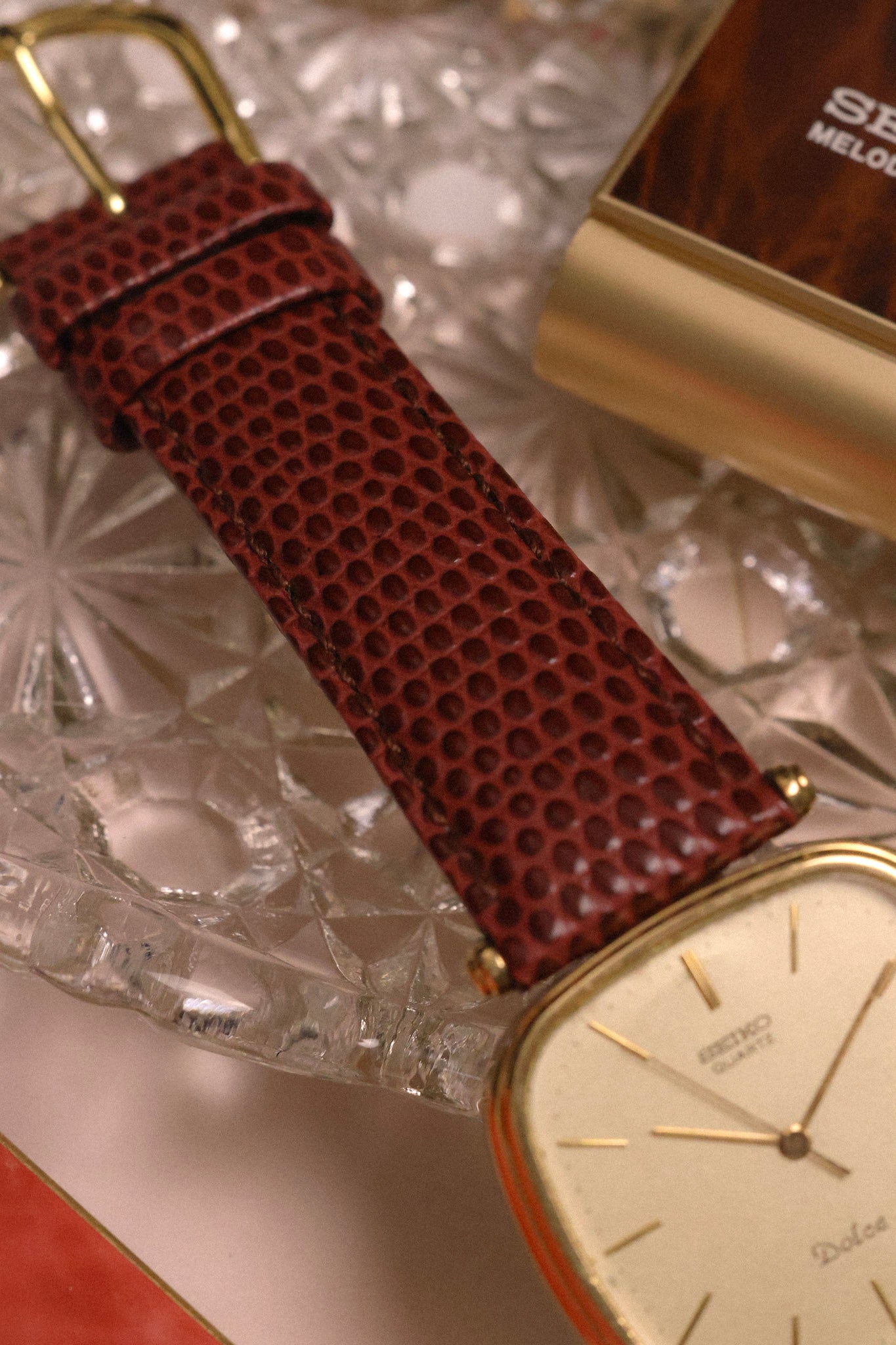 1985 Seiko Dolce Champagne Hooded Lugs TV