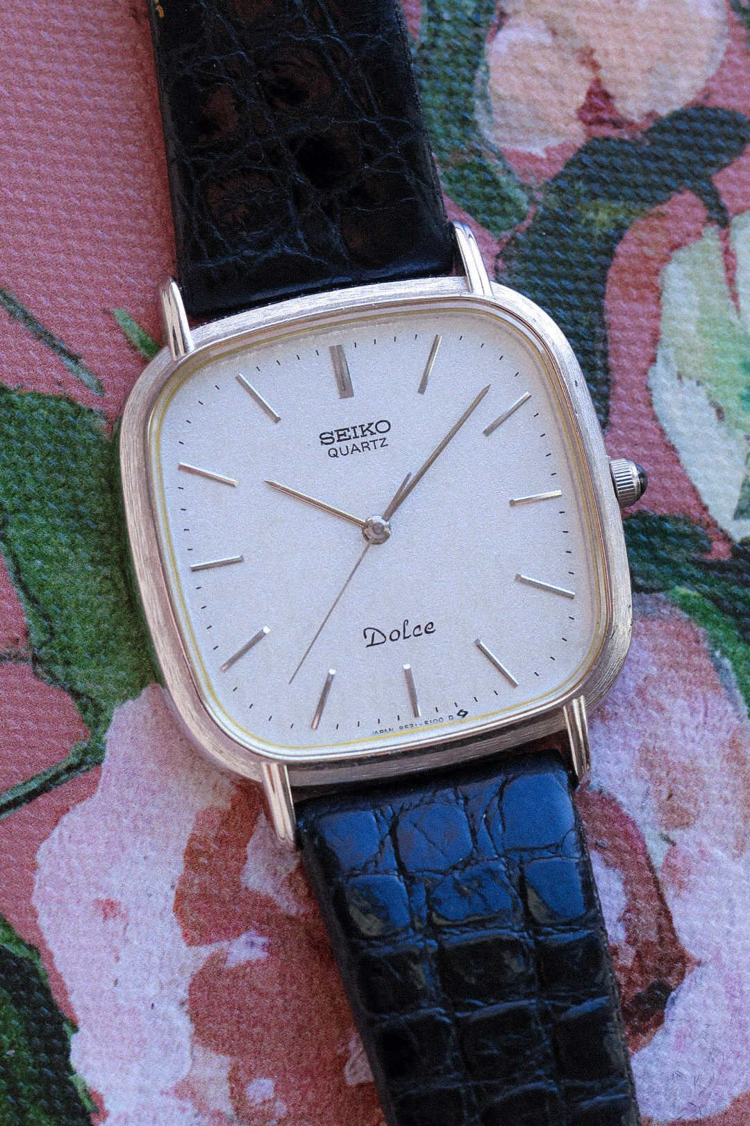 1983 Seiko Dolce PDP Bark Bezel Snowflake TV