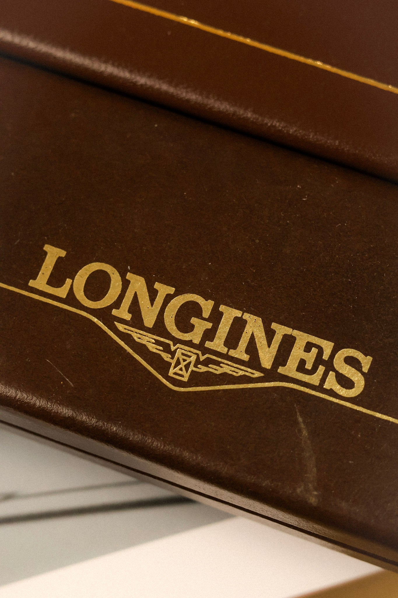 70s Longines Mechanical Linen Tonneau - In Box