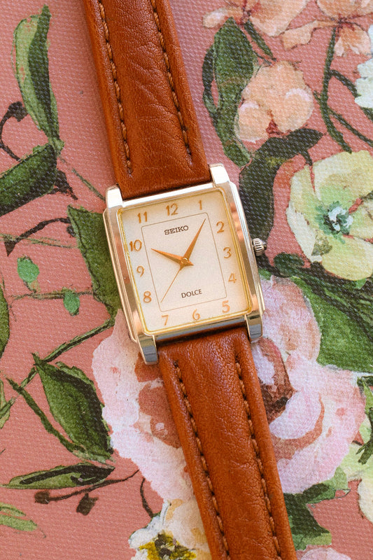 1987 Seiko Dolce Stepped Case Tank