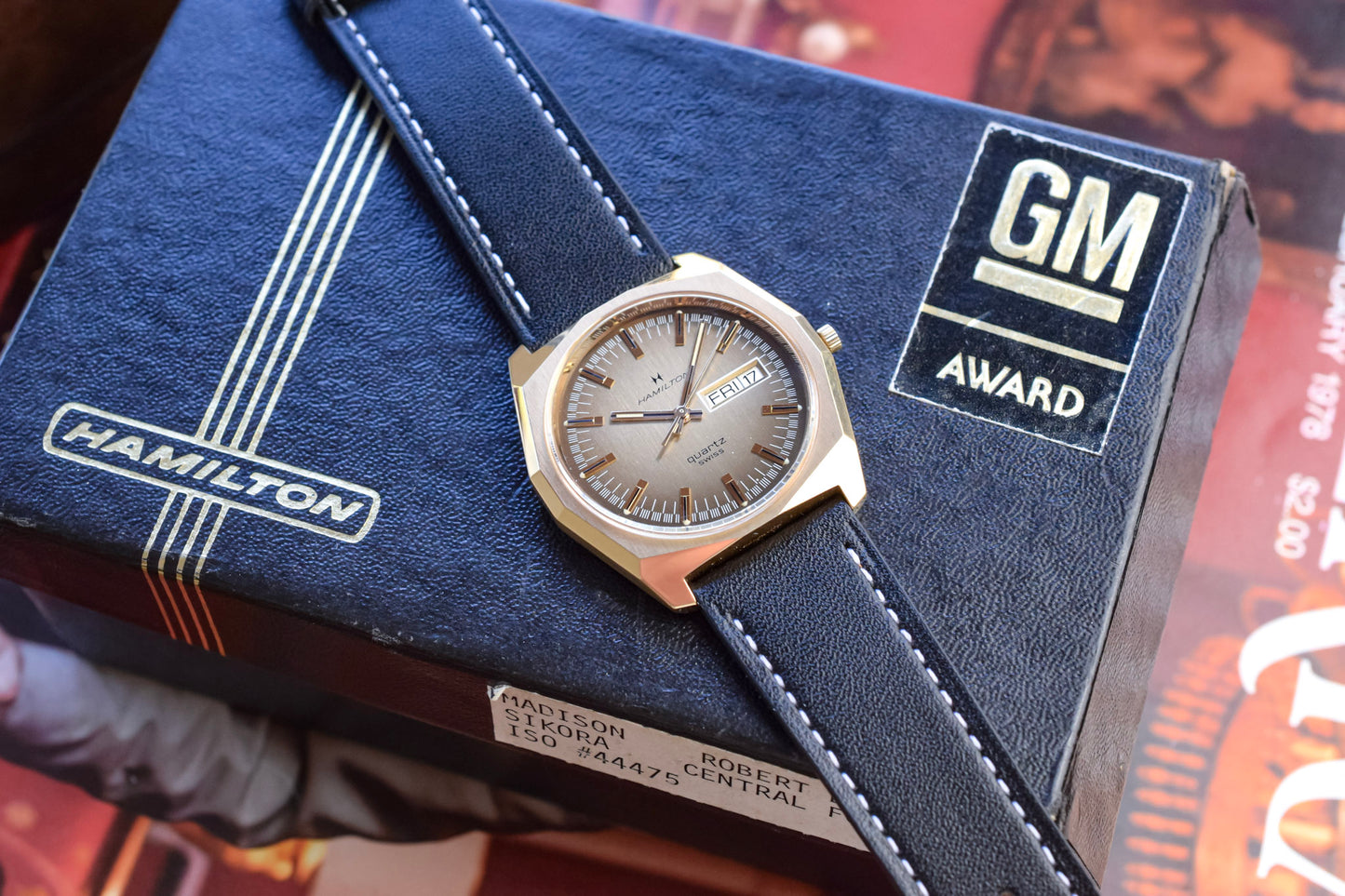 80s Hamilton Octo Day-Date in Box - GM Award