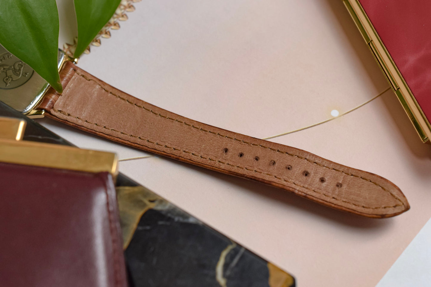 1980s Omega Seamaster Monaco - Brown Strap