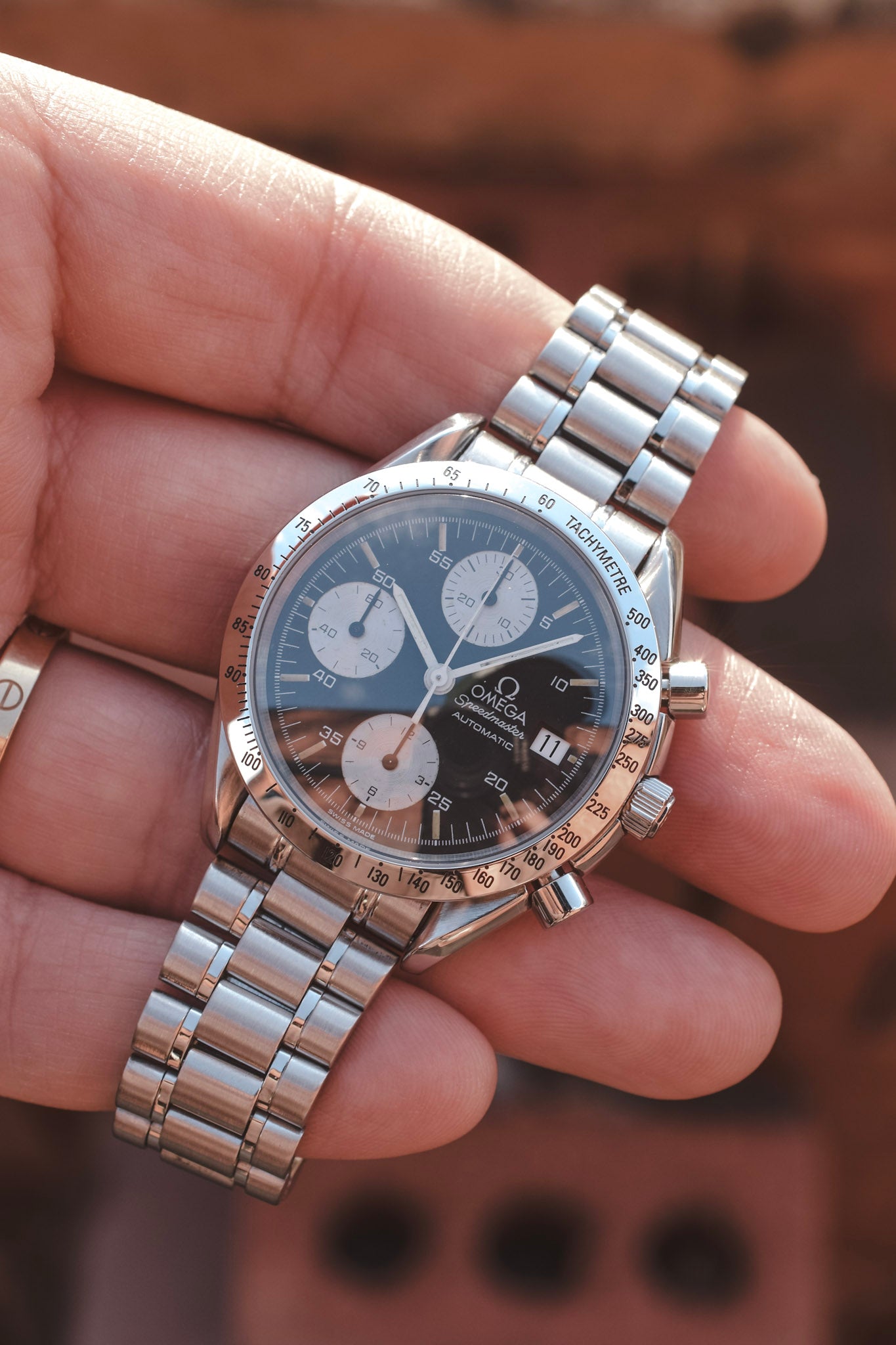 90s Omega Speedmaster Reverse Panda