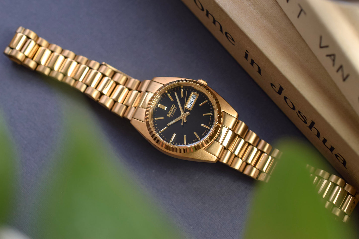 1990 Seiko "Ladies Size" Gilt Dial Day-Date "President"