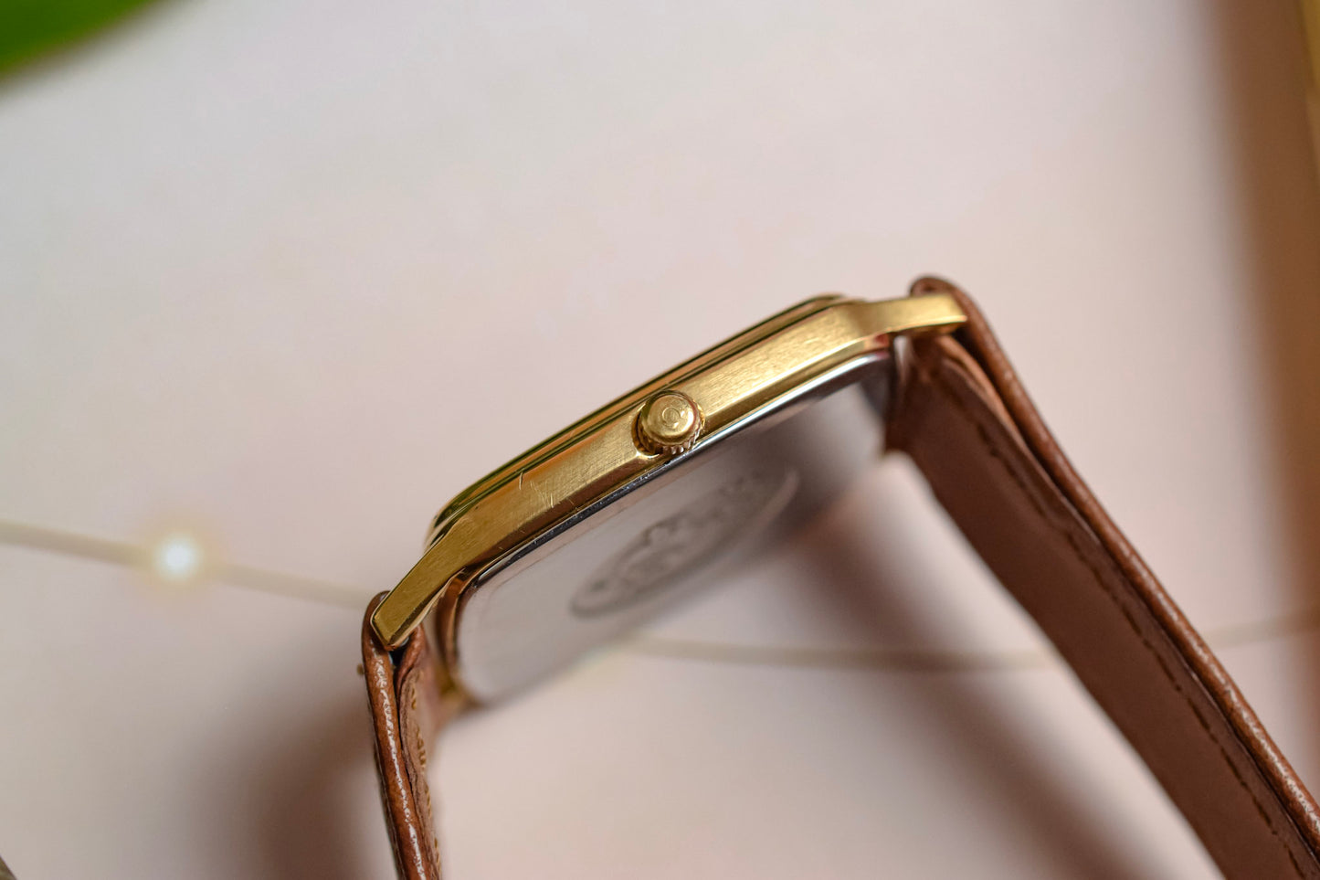 1980s Omega Seamaster Monaco - Brown Strap