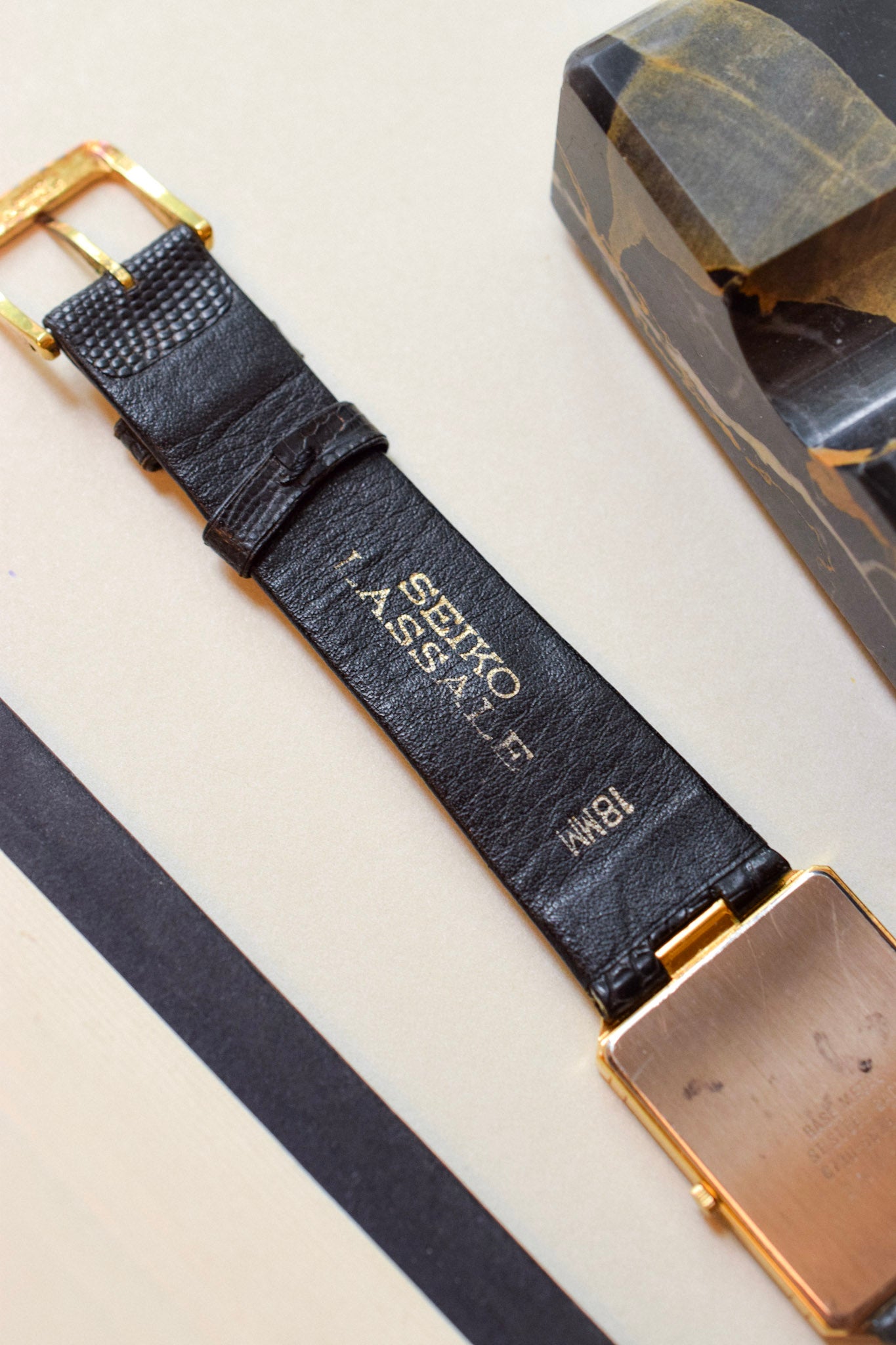 1982 Seiko Lassale Mirror Frame Octo
