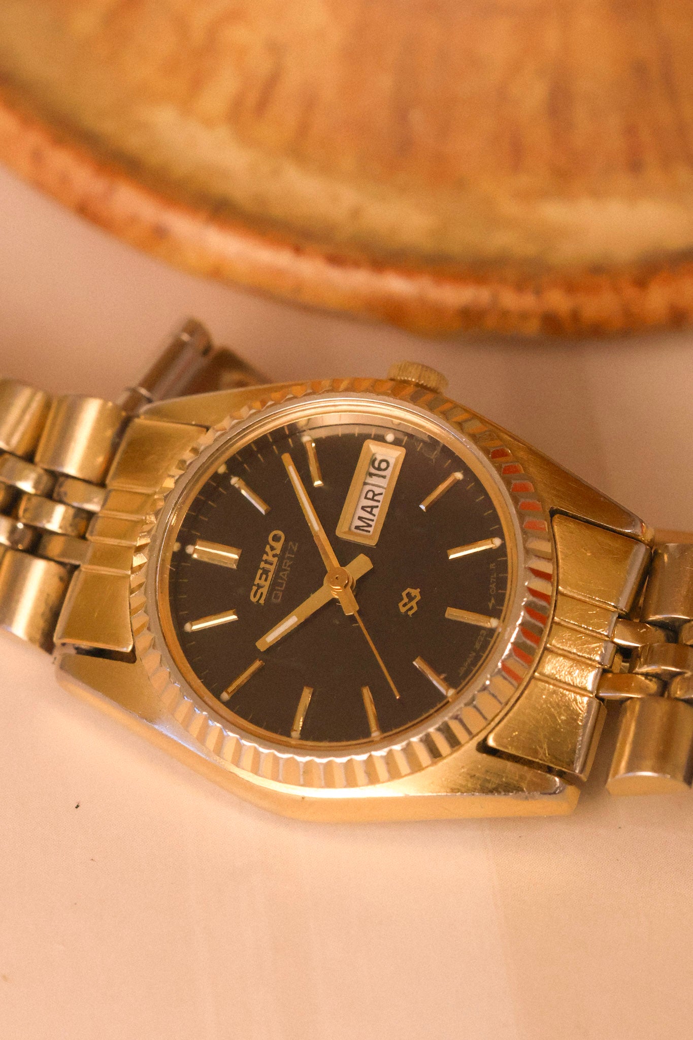 1987 Seiko Mini Black Dial Jubilee Prez