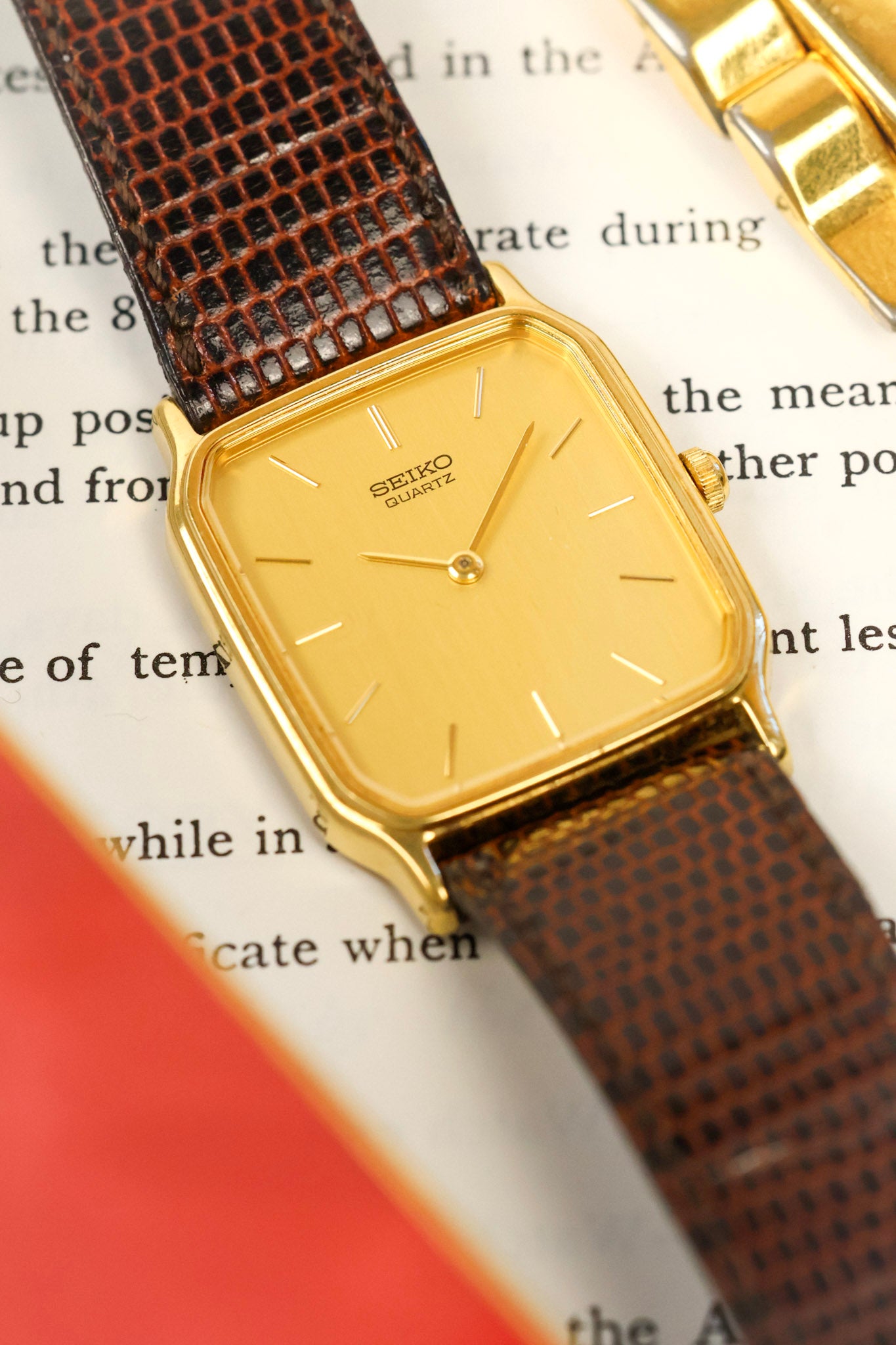 1985 Seiko Golden Lemon Dial Octo
