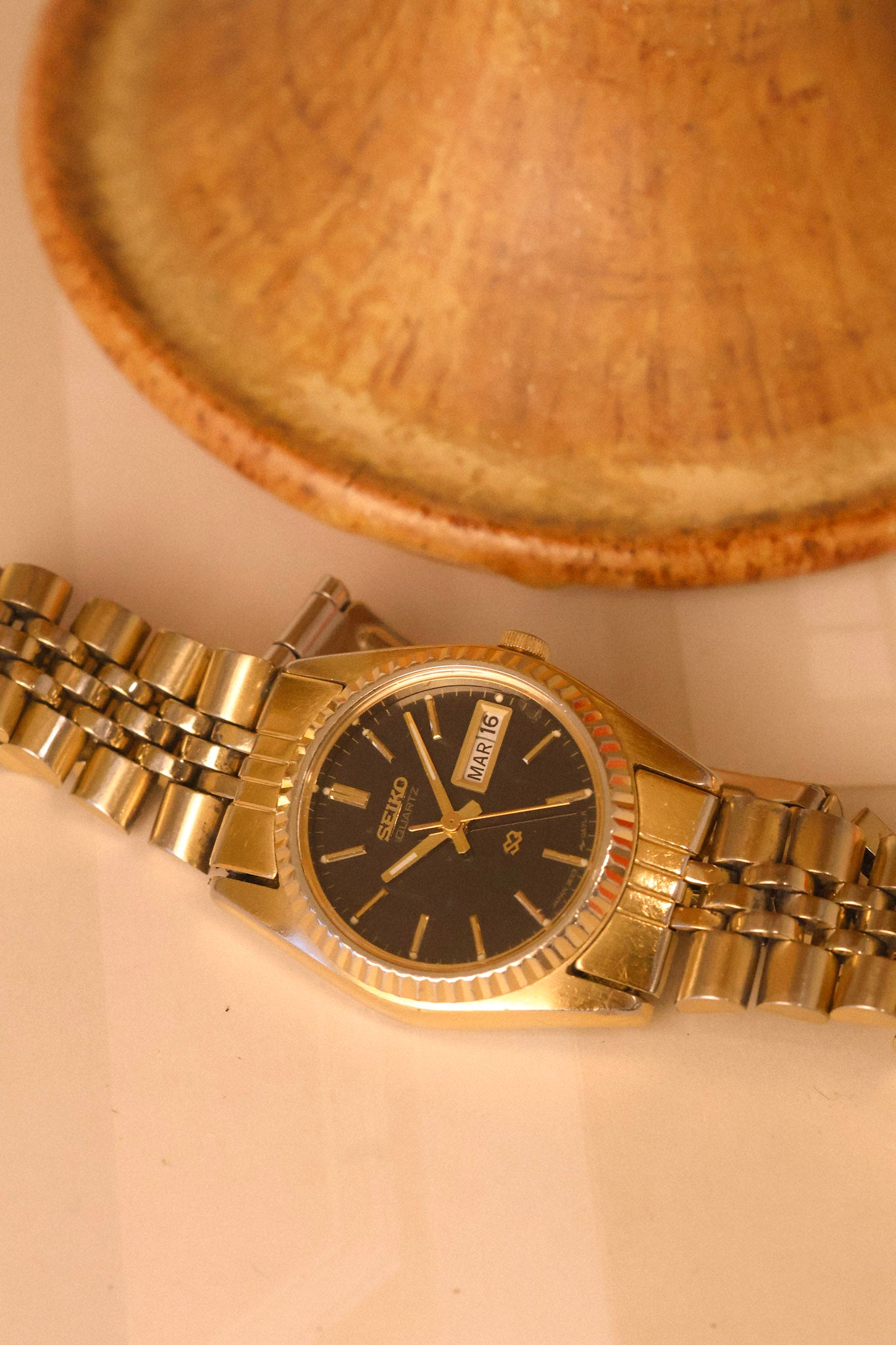 1987 Seiko Mini Black Dial Jubilee Prez