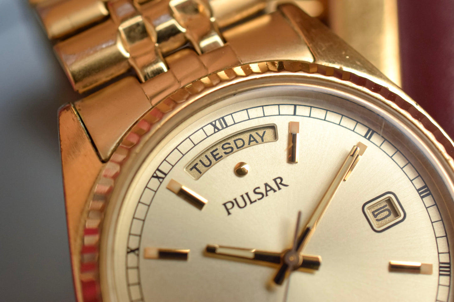 1997 Pulsar Golden Champagne Day-Date "President"