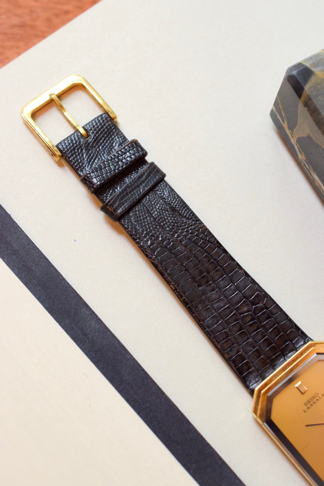 1982 Seiko Lassale Mirror Frame Octo