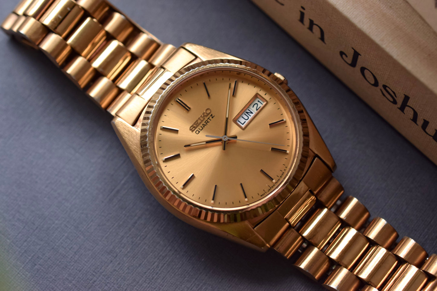 1993 Seiko Champagne Dial Day-Date "President" Oldtimer Watch Shop 1993 Seiko Champagne Dial Day-Date "President" Oldtimer Watch Shop