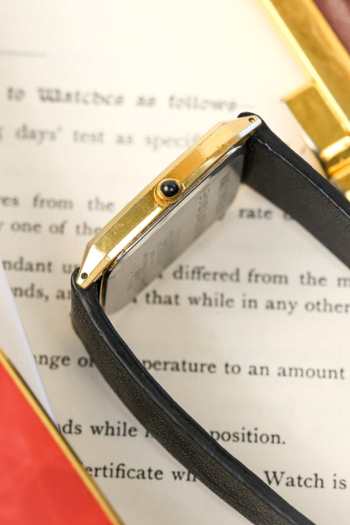 1990 Seiko Golden Beveled Lug Tank - Toyota Award Piece