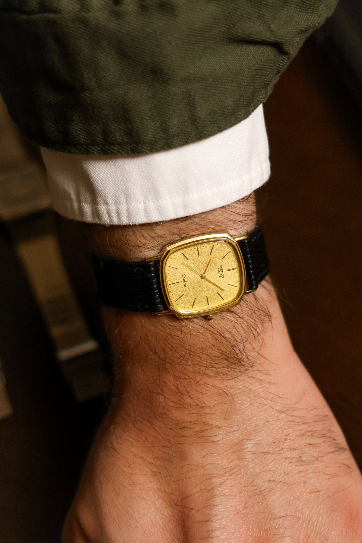 1985 Seiko Dolce Golden Sparkle Dial Octo