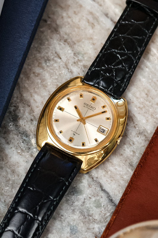 1969 Seiko Cushion Crosshair Calendar