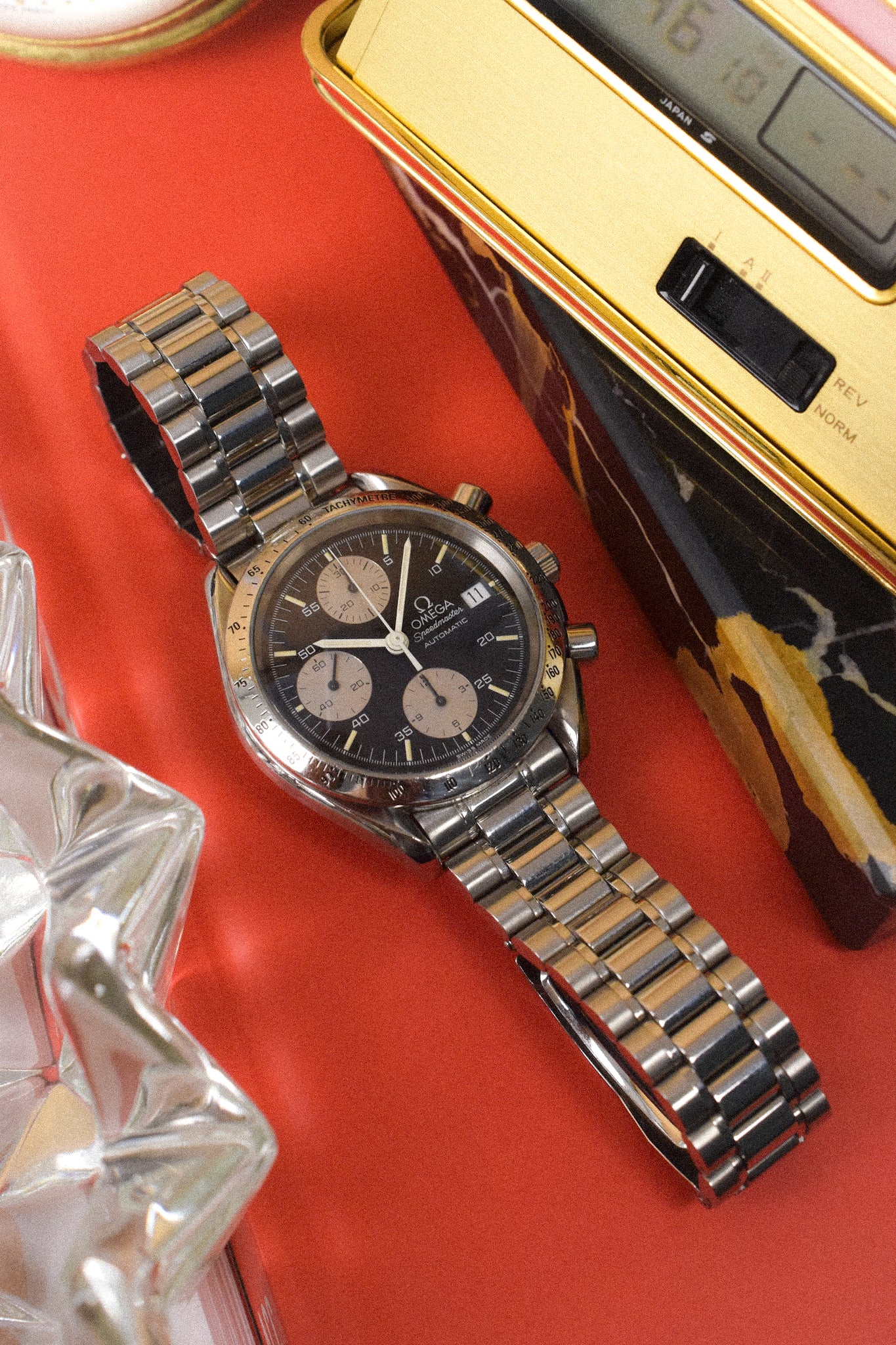 90s Omega Speedmaster Reverse Panda