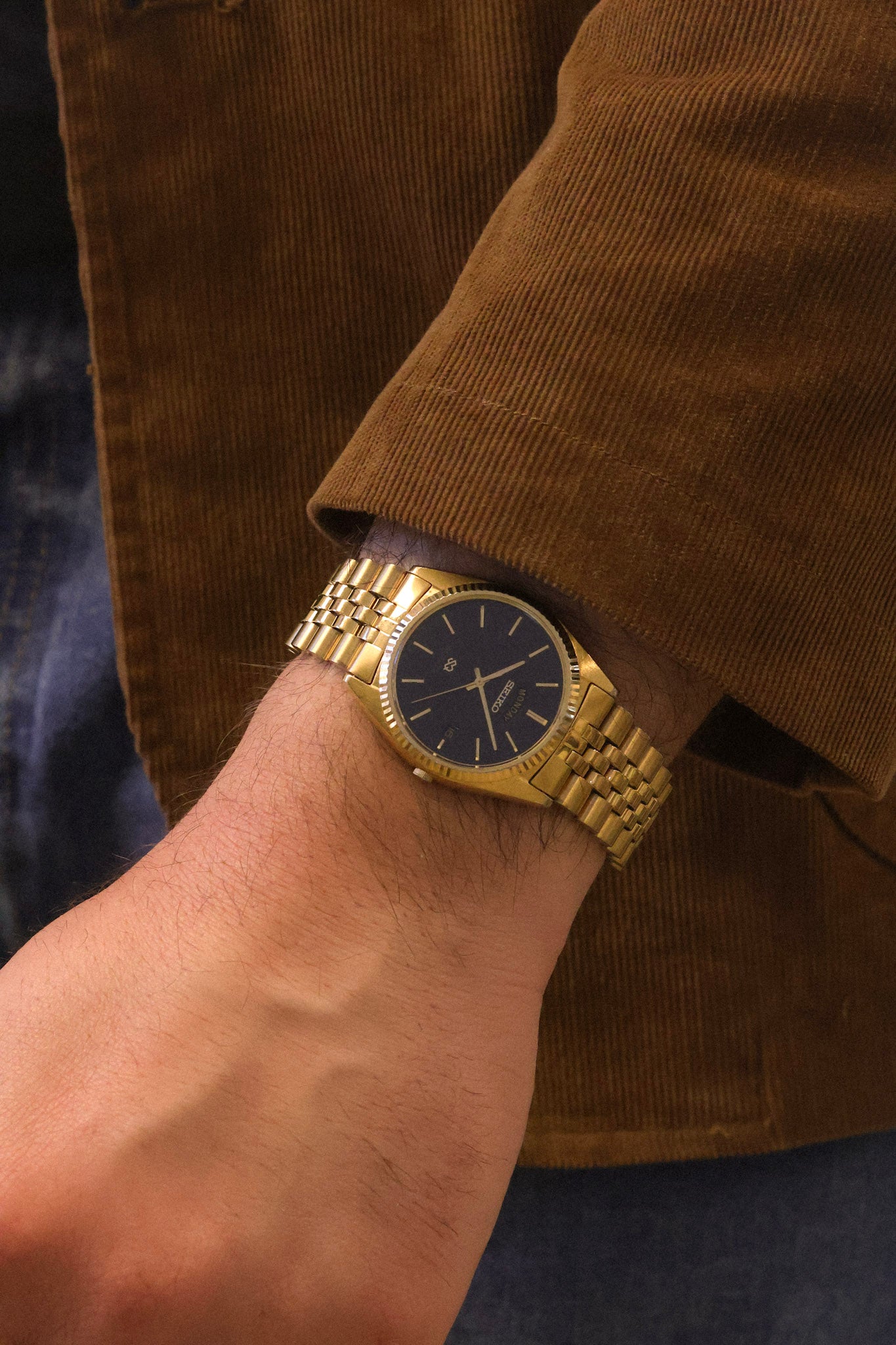 1988 Seiko SQ Black Dial Jubilee Prez