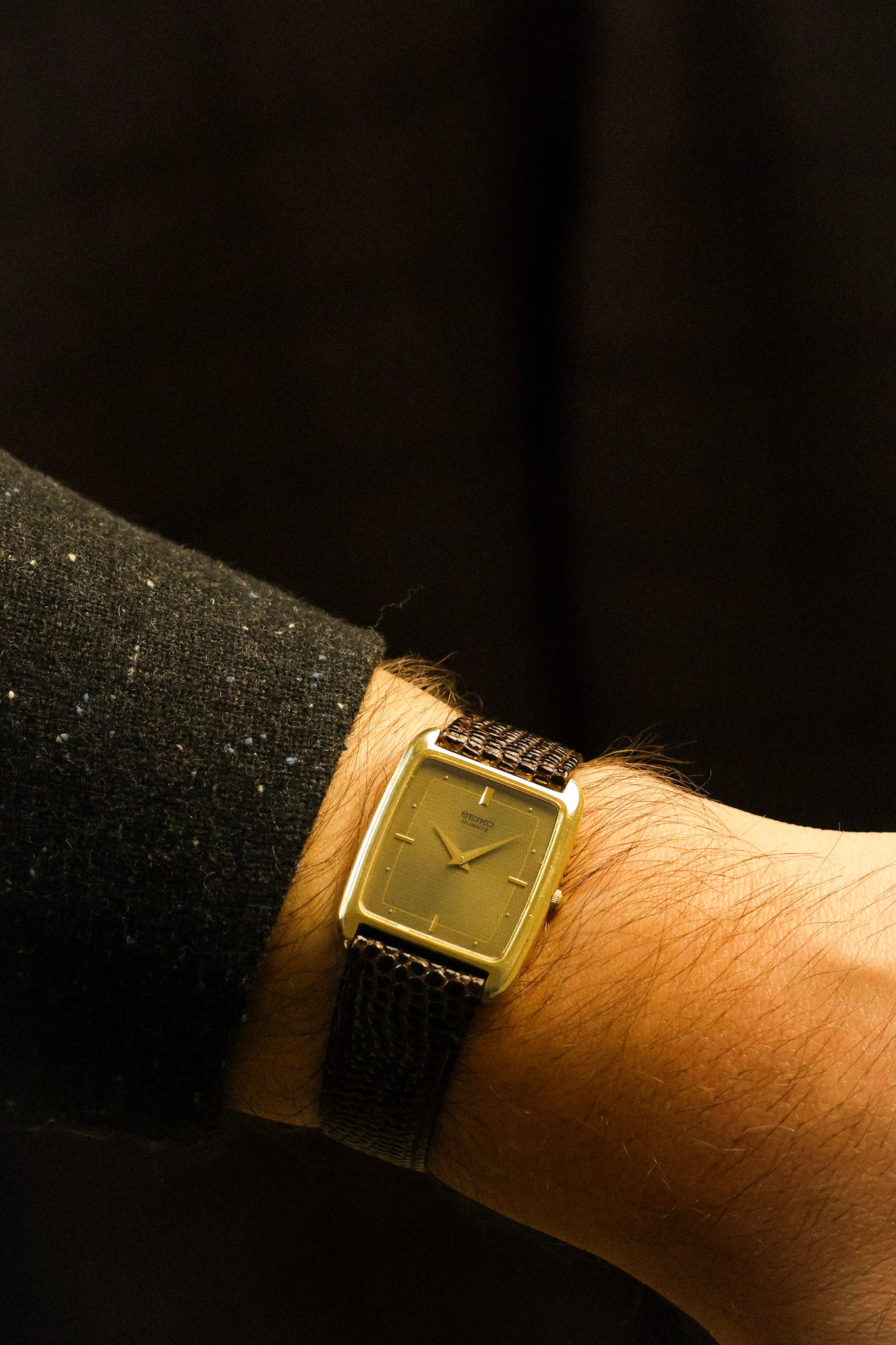 1996 Seiko Golden Coffee Dial Tank