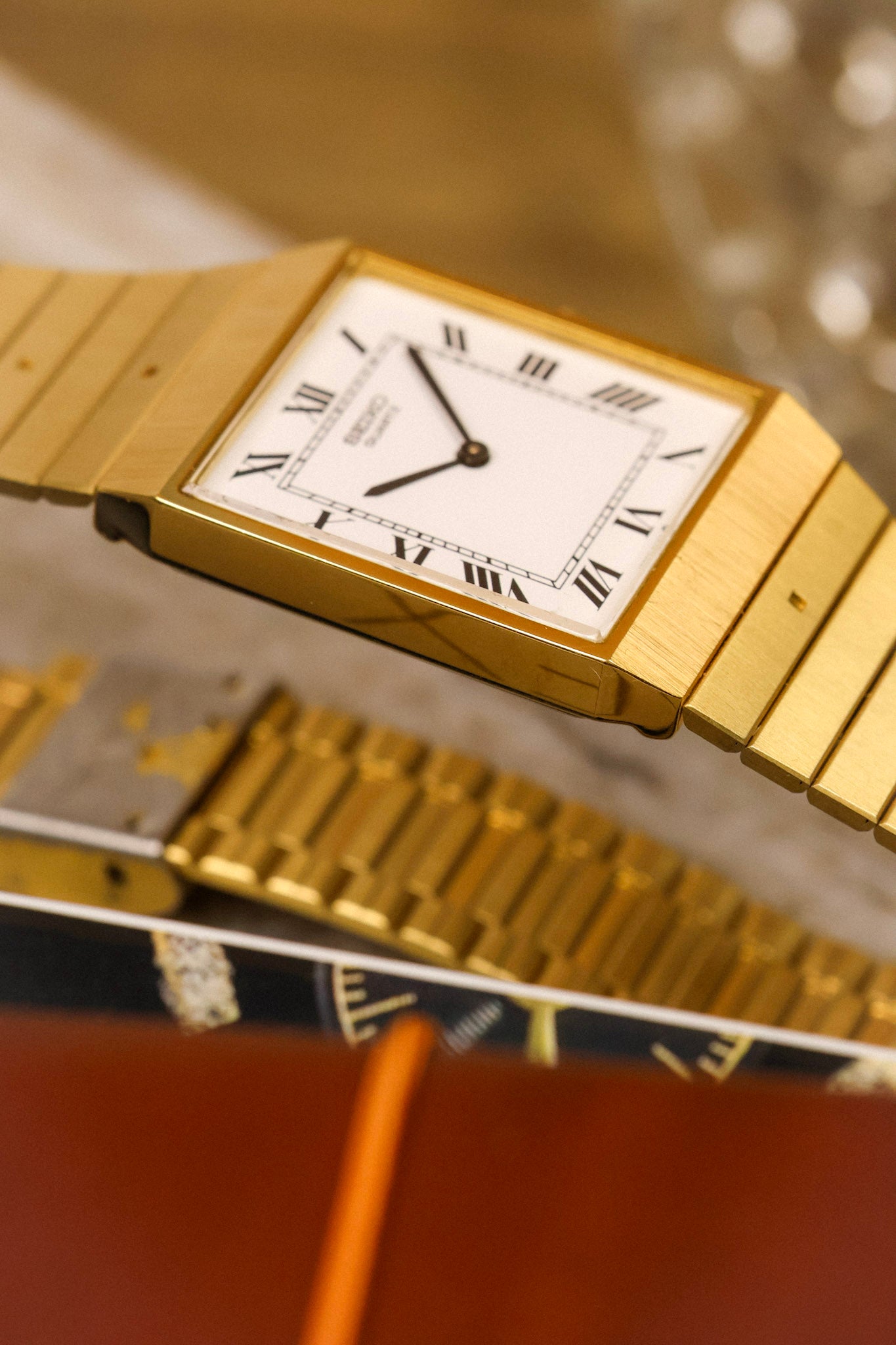 1986 Seiko Golden Roman Tonneau