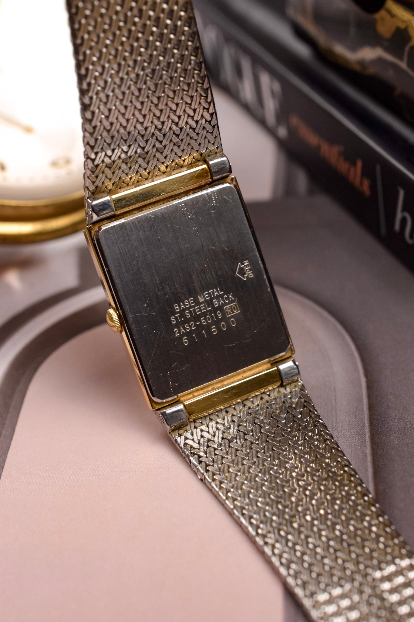 1986 Seiko Golden Snowflake Lattice Bracelet Tank