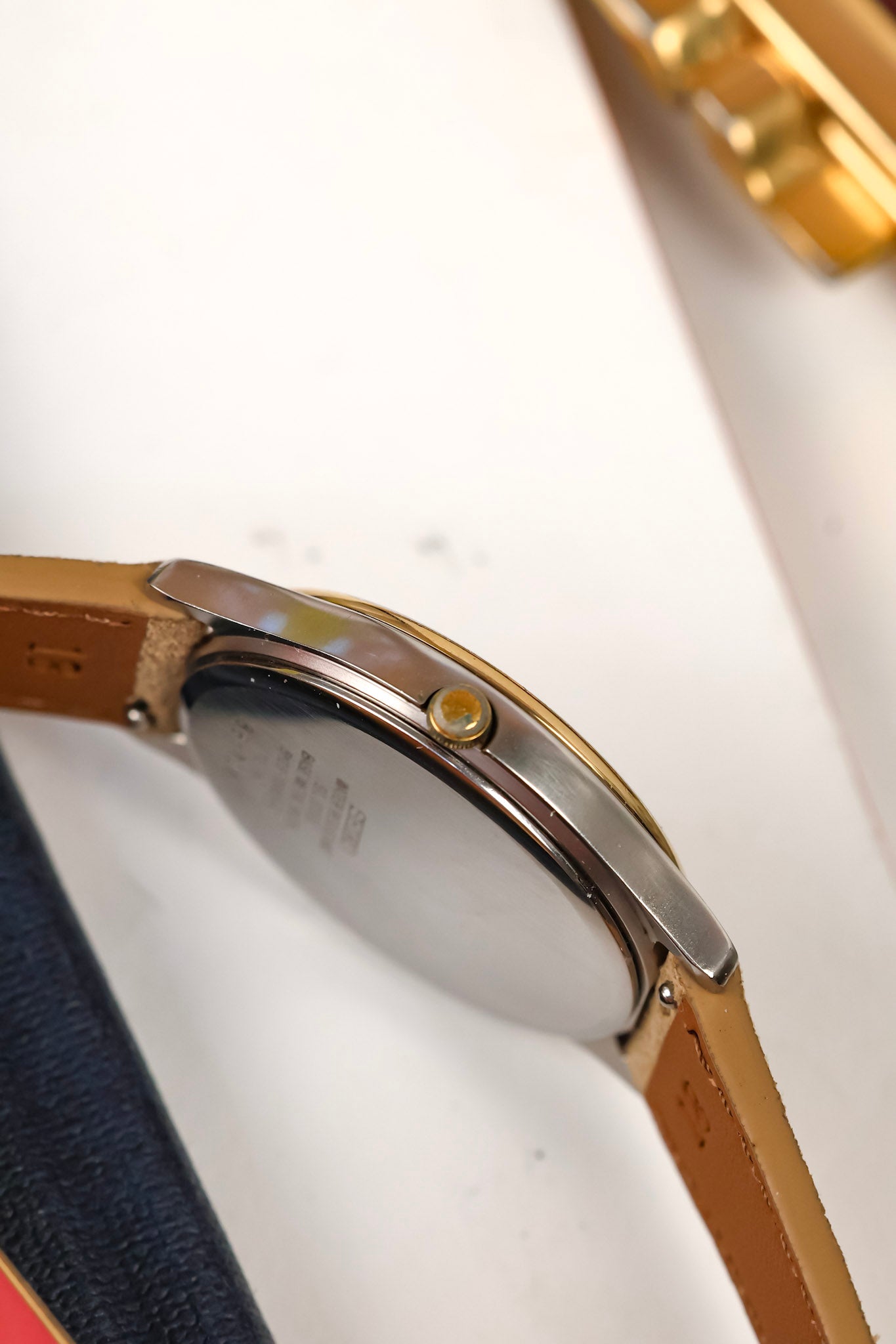 1988 Seiko SQ Two Toned Roman Script Day-Date (German Days of the Week)