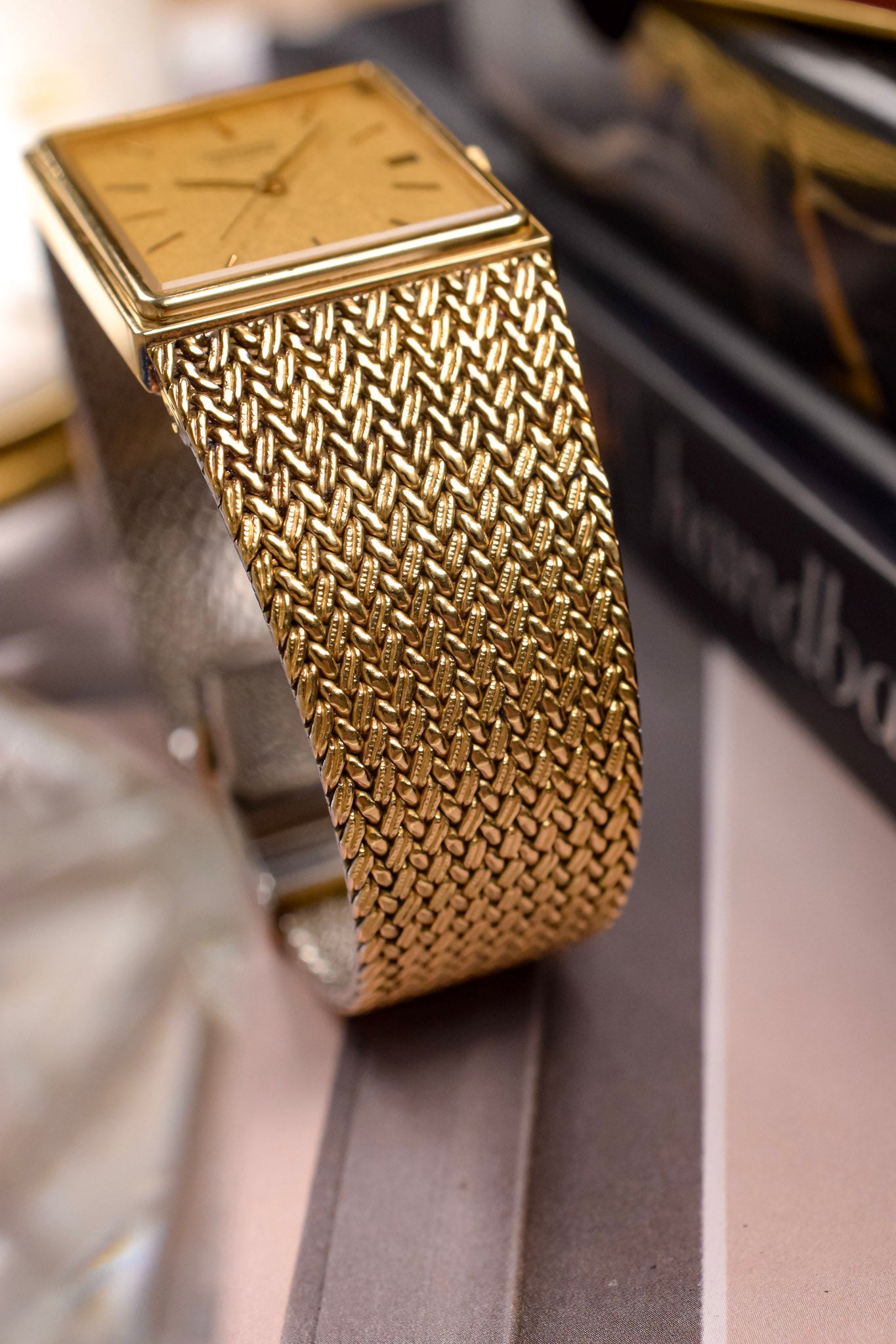 1986 Seiko Golden Snowflake Lattice Bracelet Tank