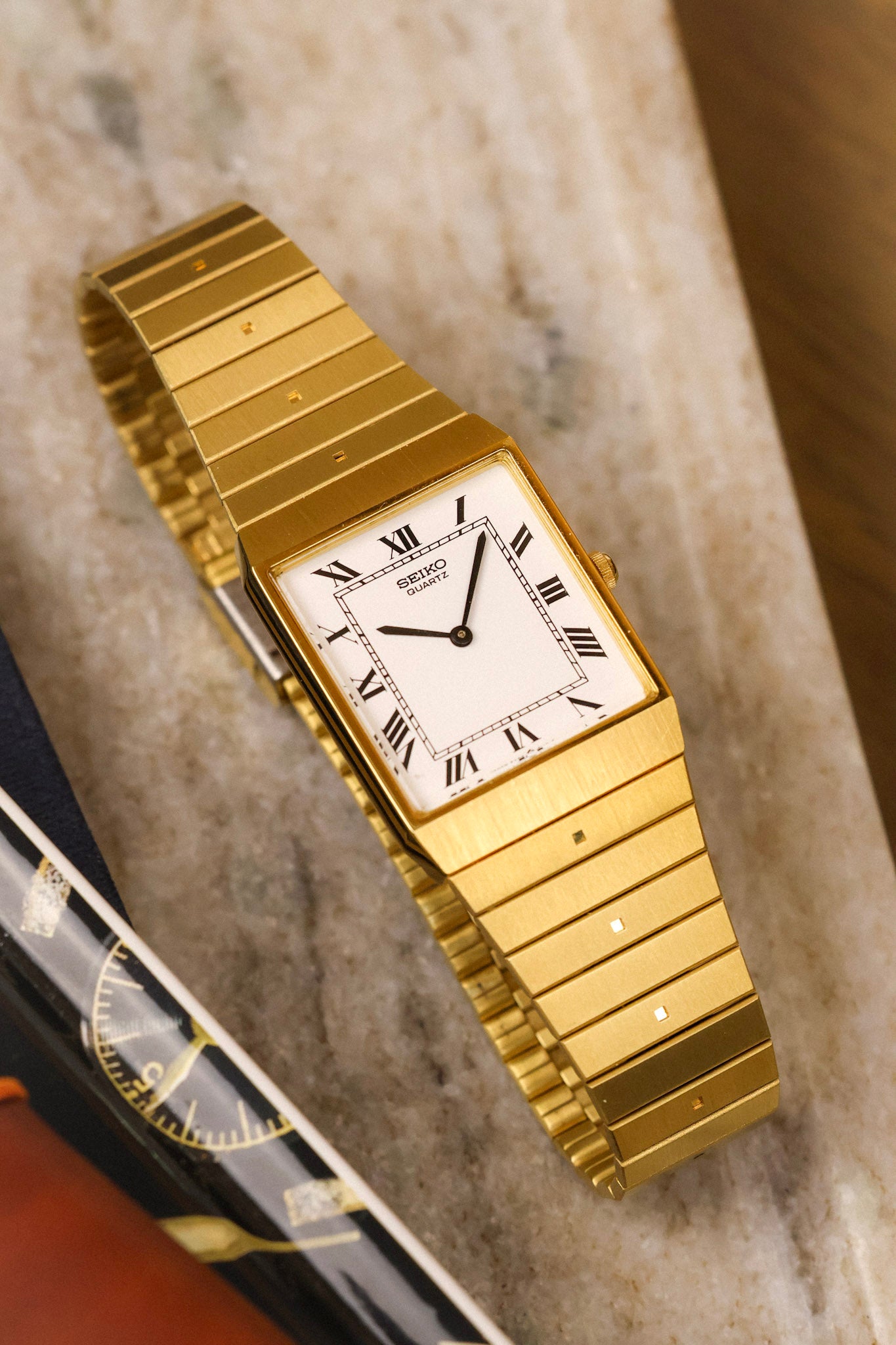 1986 Seiko Golden Roman Tonneau