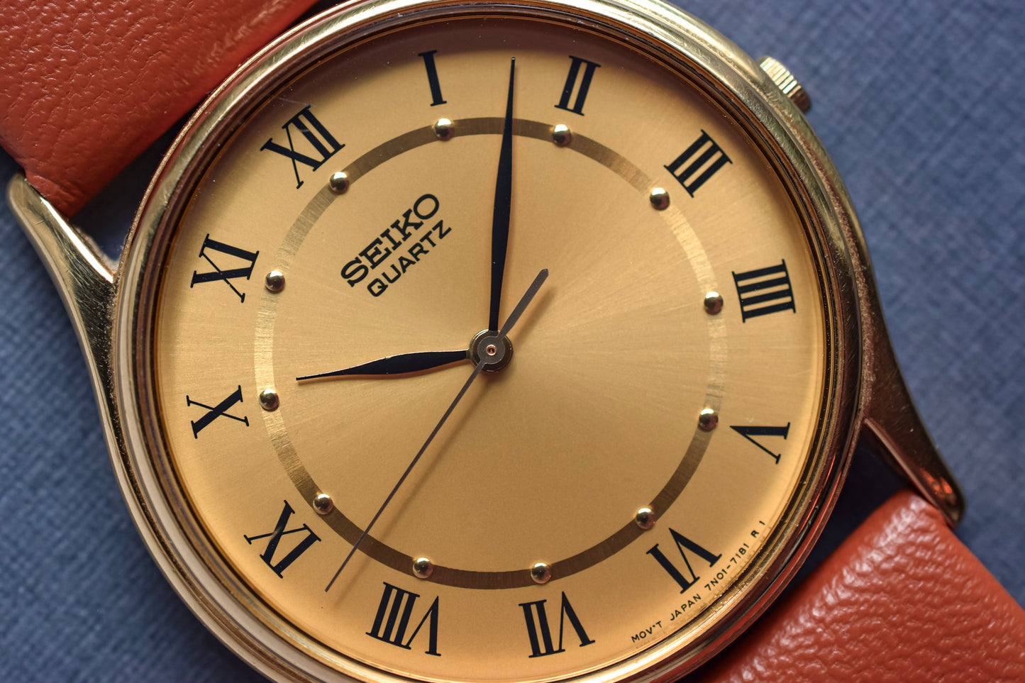 2003 Seiko Gold Tone Roman Dial