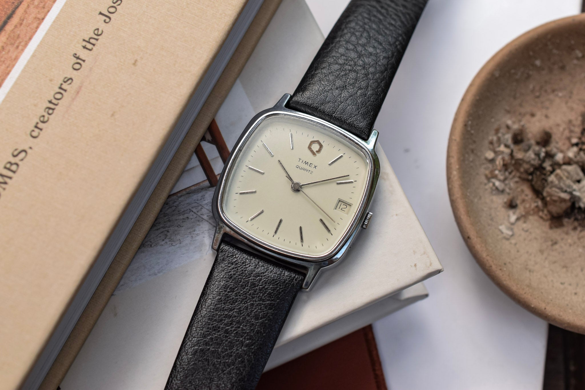 Black Dial Mechanical Timex Watch | Square-dial Elegant Timex Watch –  Vintage Radar