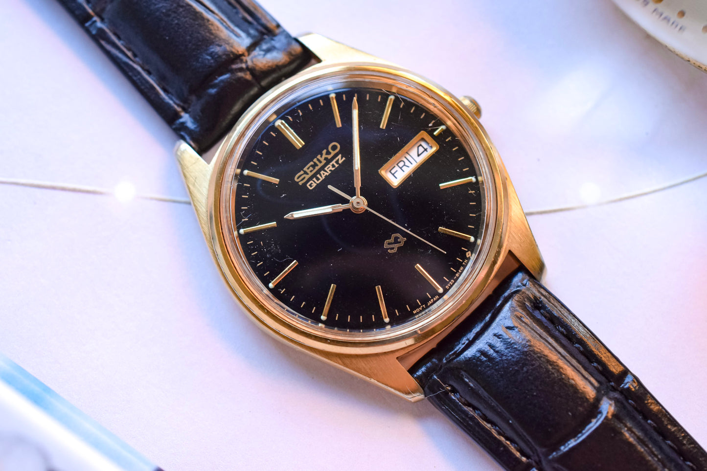 1990 Seiko SQ Gilt Day-Date