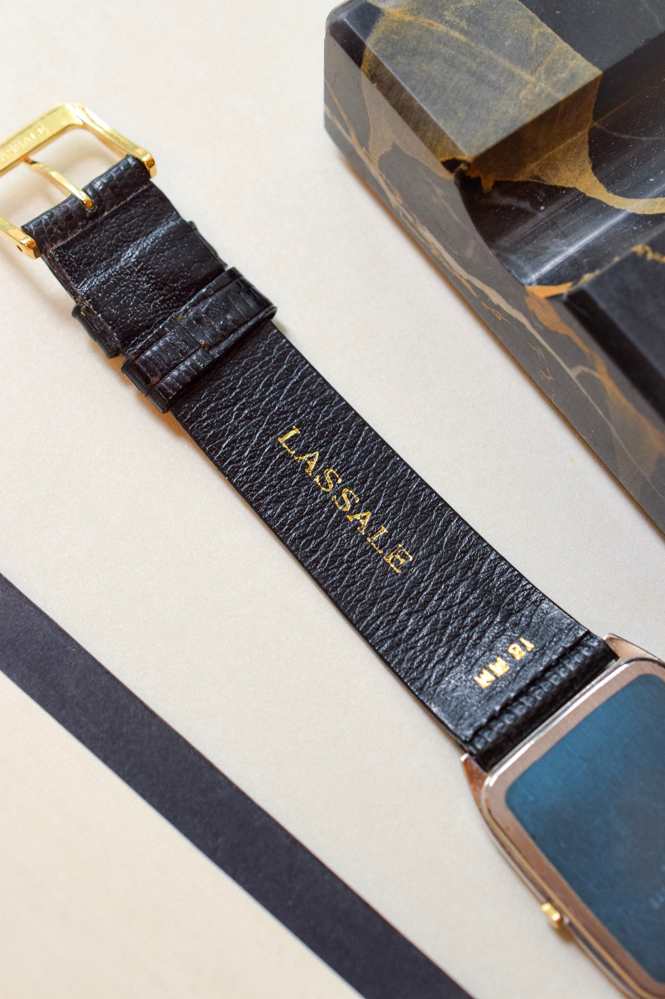 1984 Seiko Lassale Two Toned Silver Carree