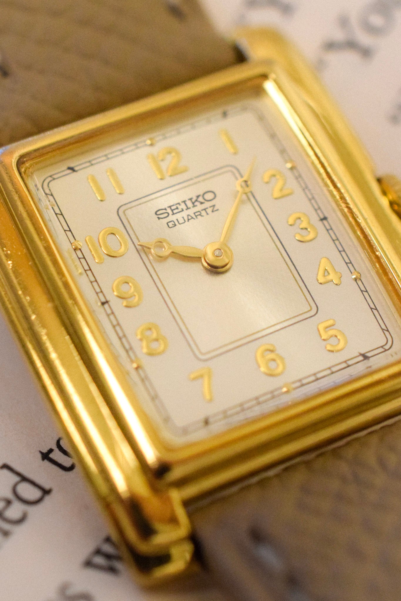 1991 Seiko Mini Dual Tone Dial Tank