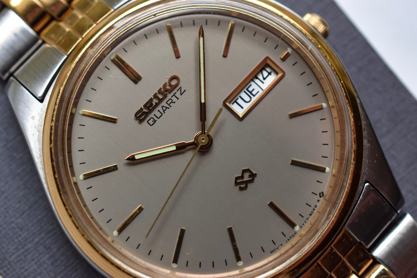 1988 Seiko SQ Ghost Dial Day-Date