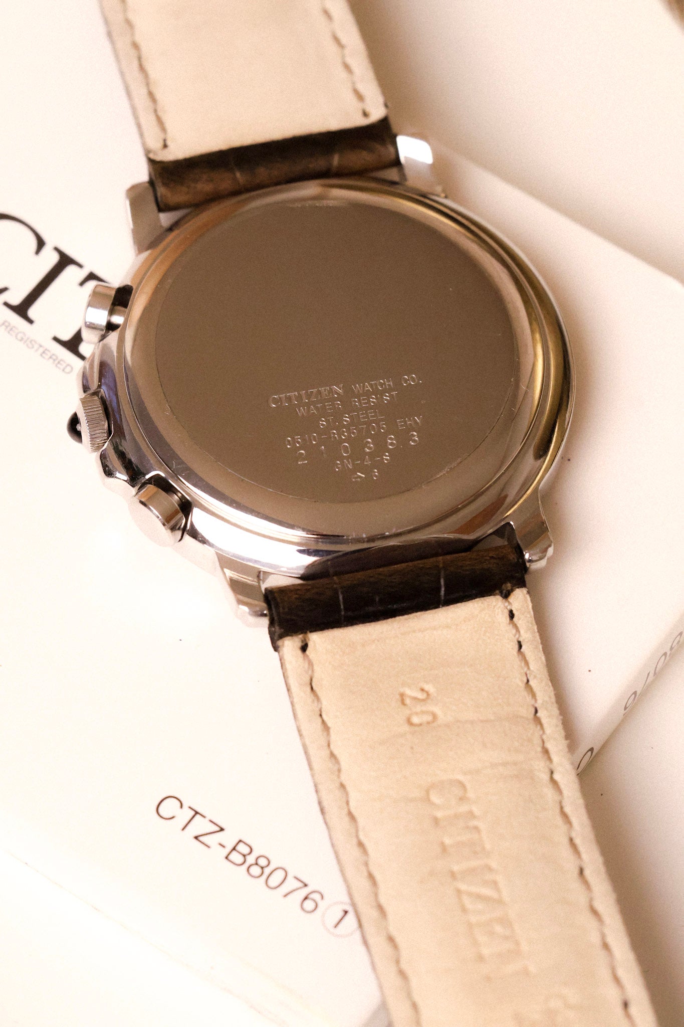 1992 Citizen Sector Classique Chronograph - New Old Stock